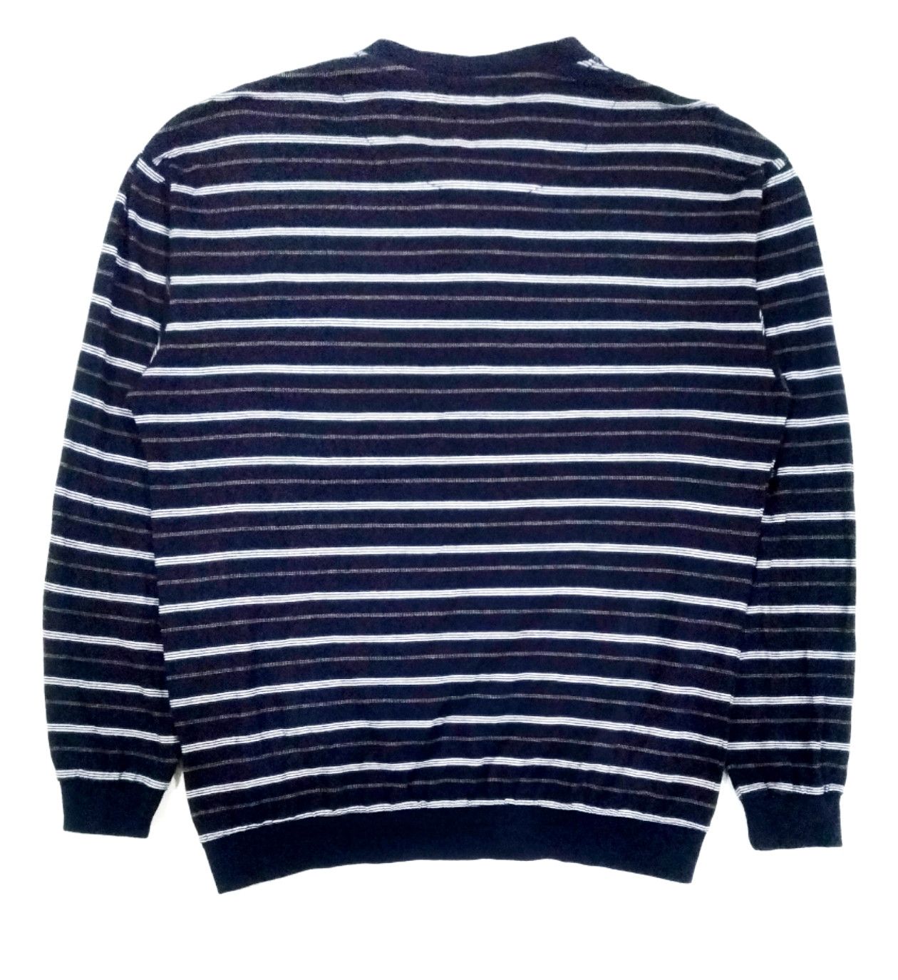 Black Label × Lyle & Scott RARE! LYLE & SCOTT HENLEY BLACK STRIPES L/SLEEVE T-SHIRT Size US M / EU 48-50 / 2 - 2 Thumbnail