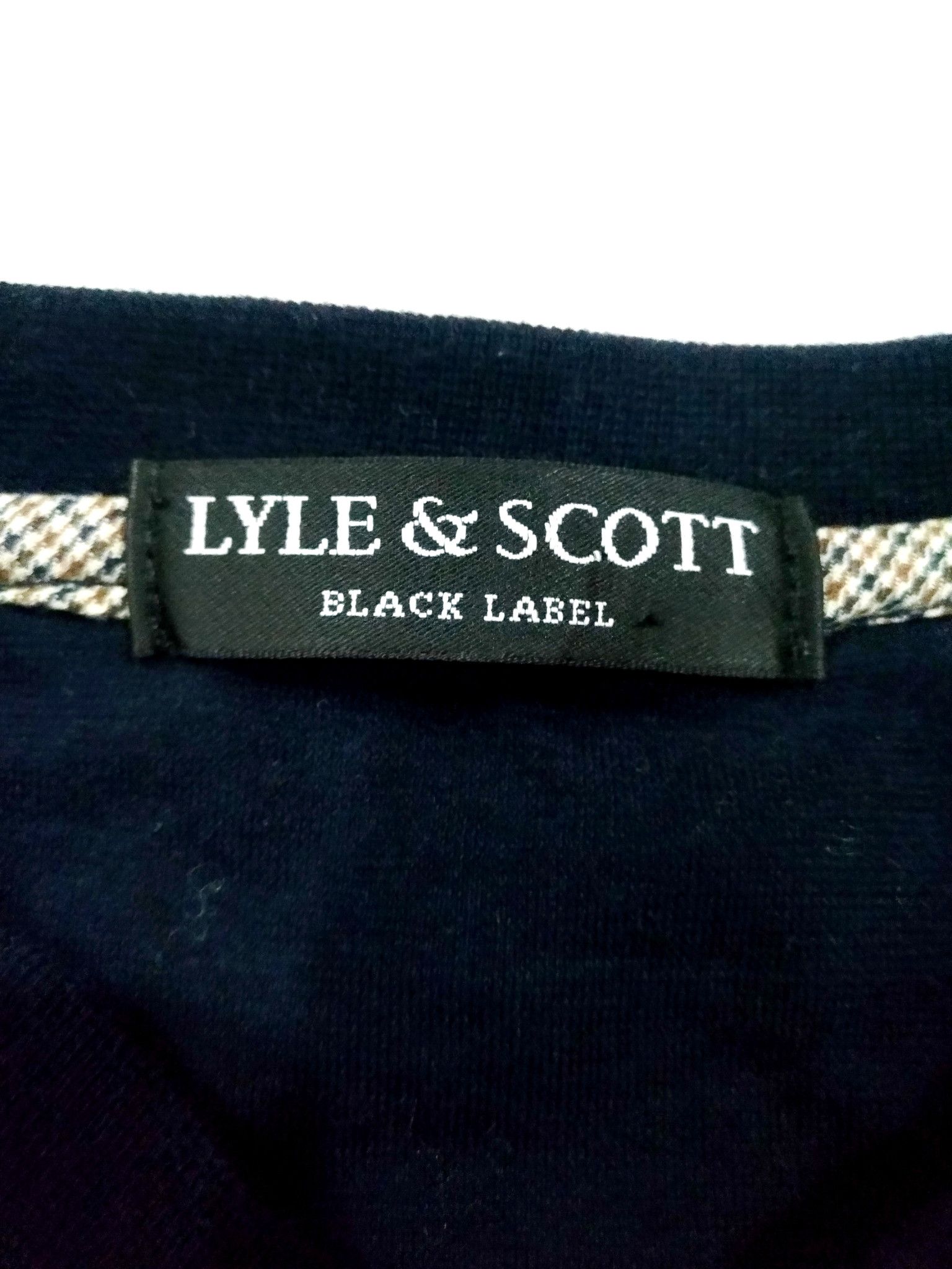 Black Label × Lyle & Scott RARE! LYLE & SCOTT HENLEY BLACK STRIPES L/SLEEVE T-SHIRT Size US M / EU 48-50 / 2 - 6 Thumbnail