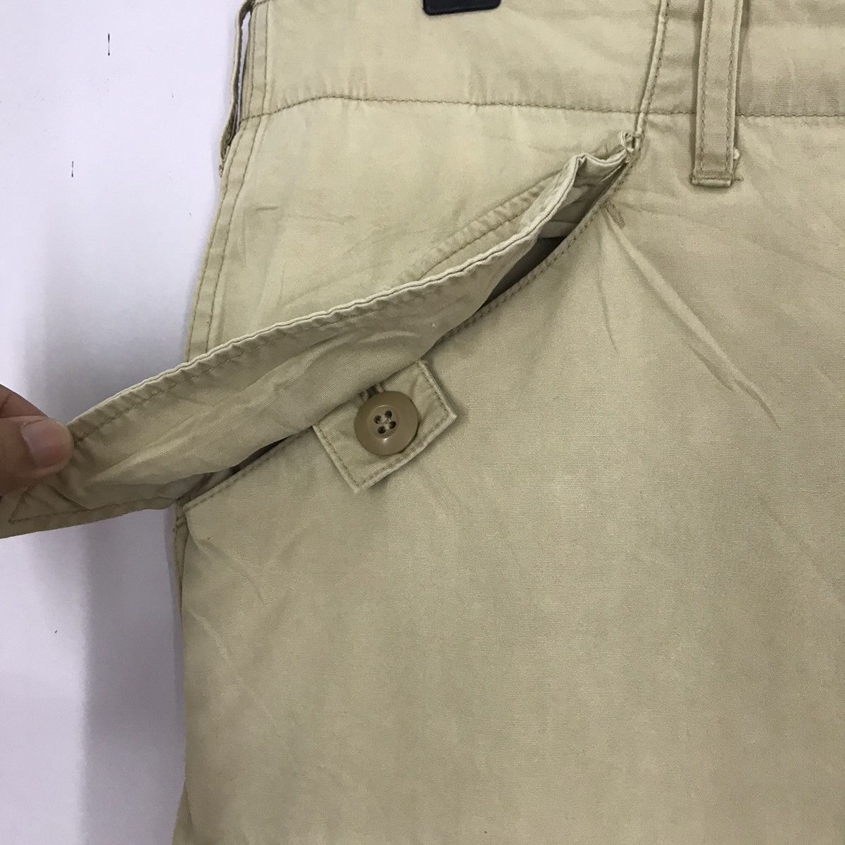 Avirex BROWN KHAKI AVIREX CARGO POCKET BAGGY PANTS Size US 32 / EU 48 - 3 Thumbnail