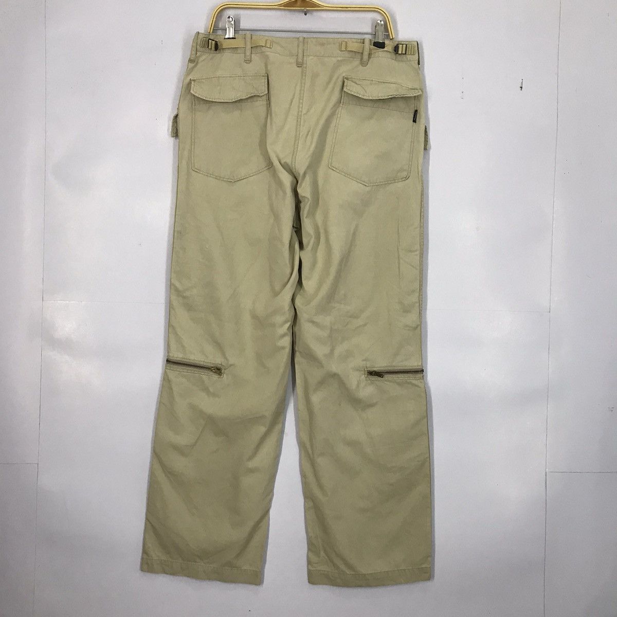 Avirex BROWN KHAKI AVIREX CARGO POCKET BAGGY PANTS Size US 32 / EU 48 - 4 Thumbnail