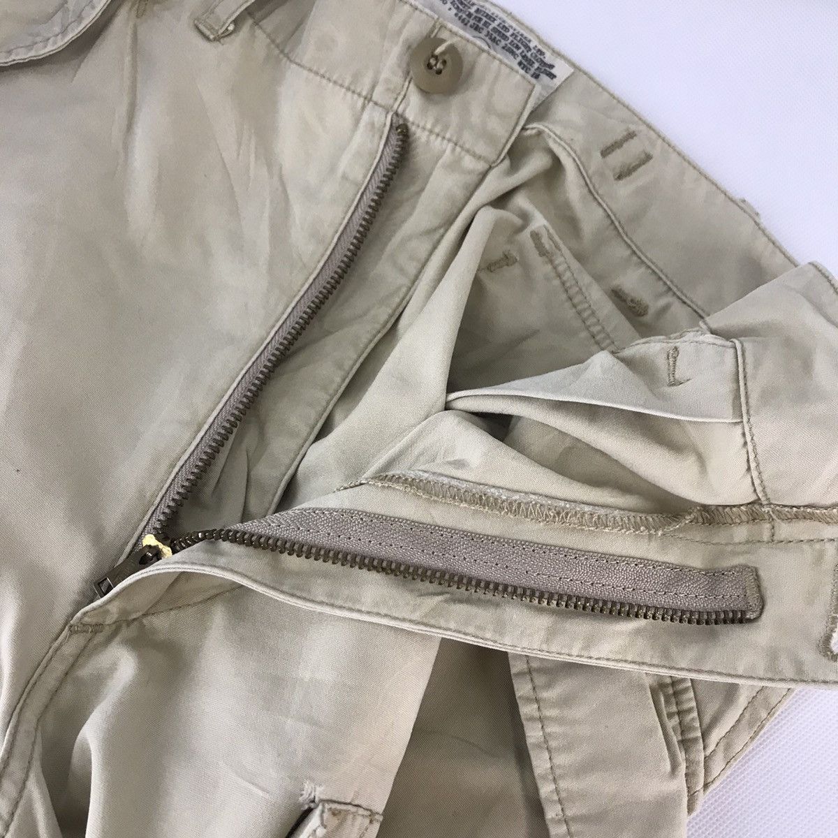Avirex BROWN KHAKI AVIREX CARGO POCKET BAGGY PANTS Size US 32 / EU 48 - 12 Thumbnail