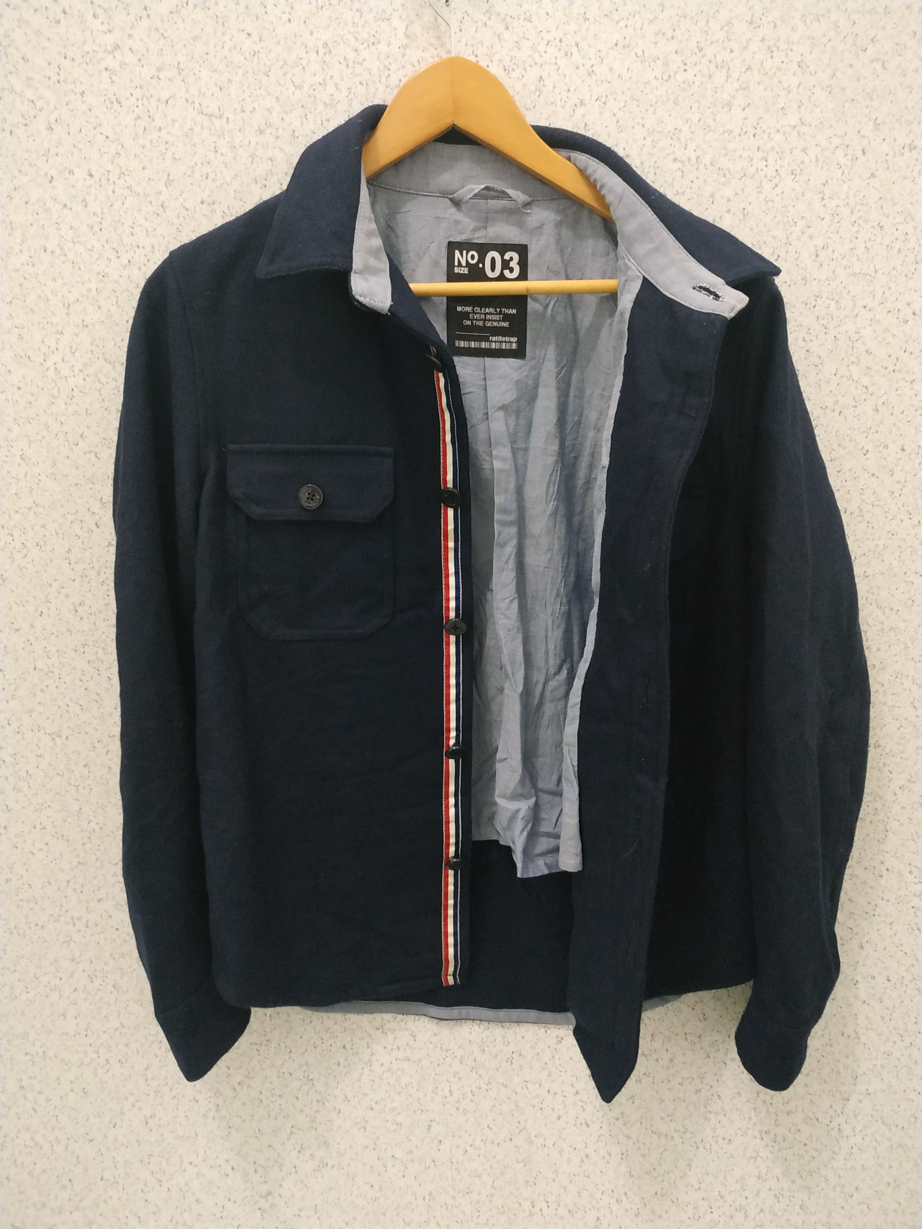 Japanese Brand Rattle Trap Wool CPO Shirt Size US M / EU 48-50 / 2 - 3 Thumbnail
