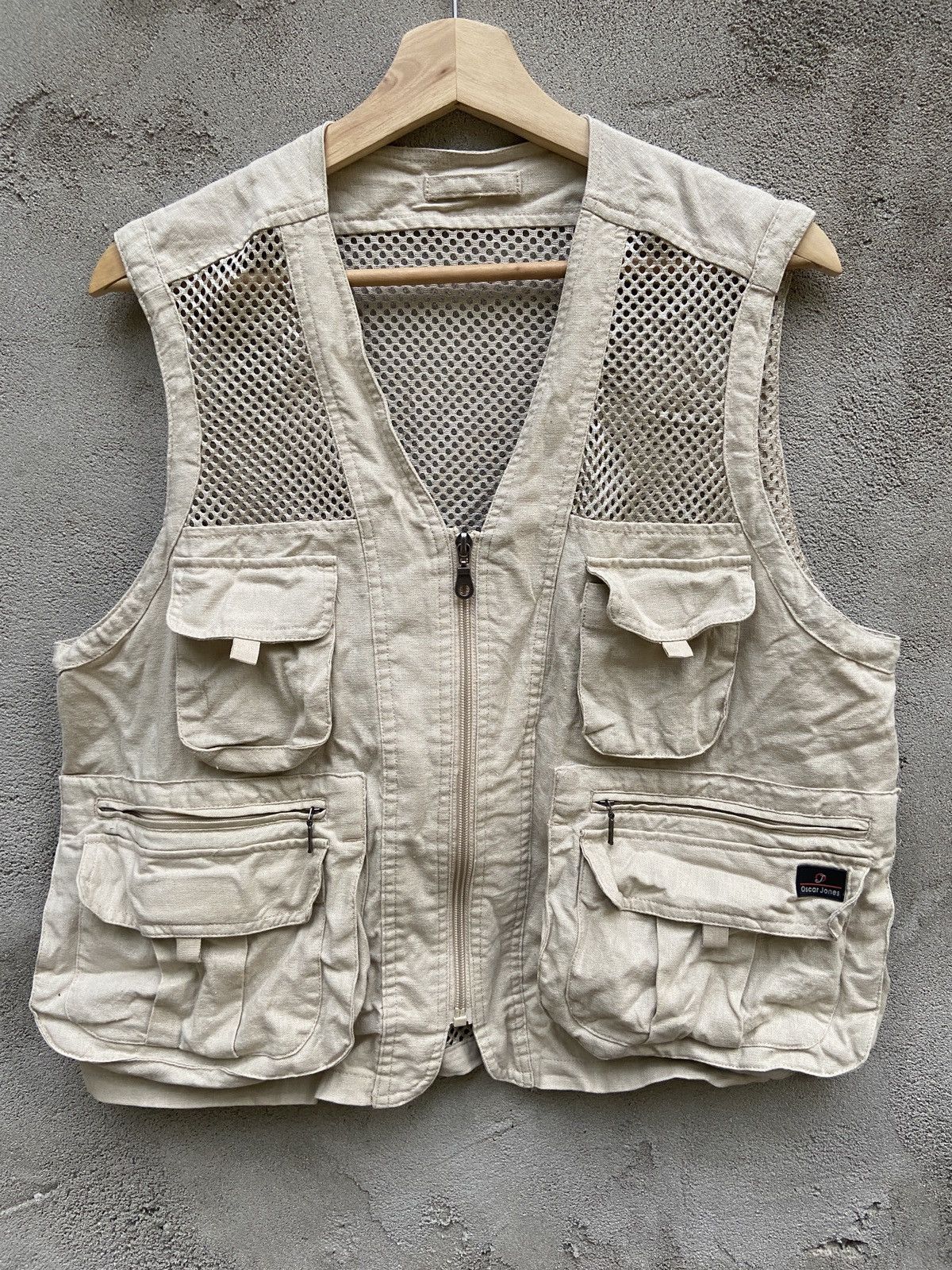 Japanese Brand Oscar Jones Multipocket Tactical Vest Size US M / EU 48-50 / 2 - 1 Thumbnail