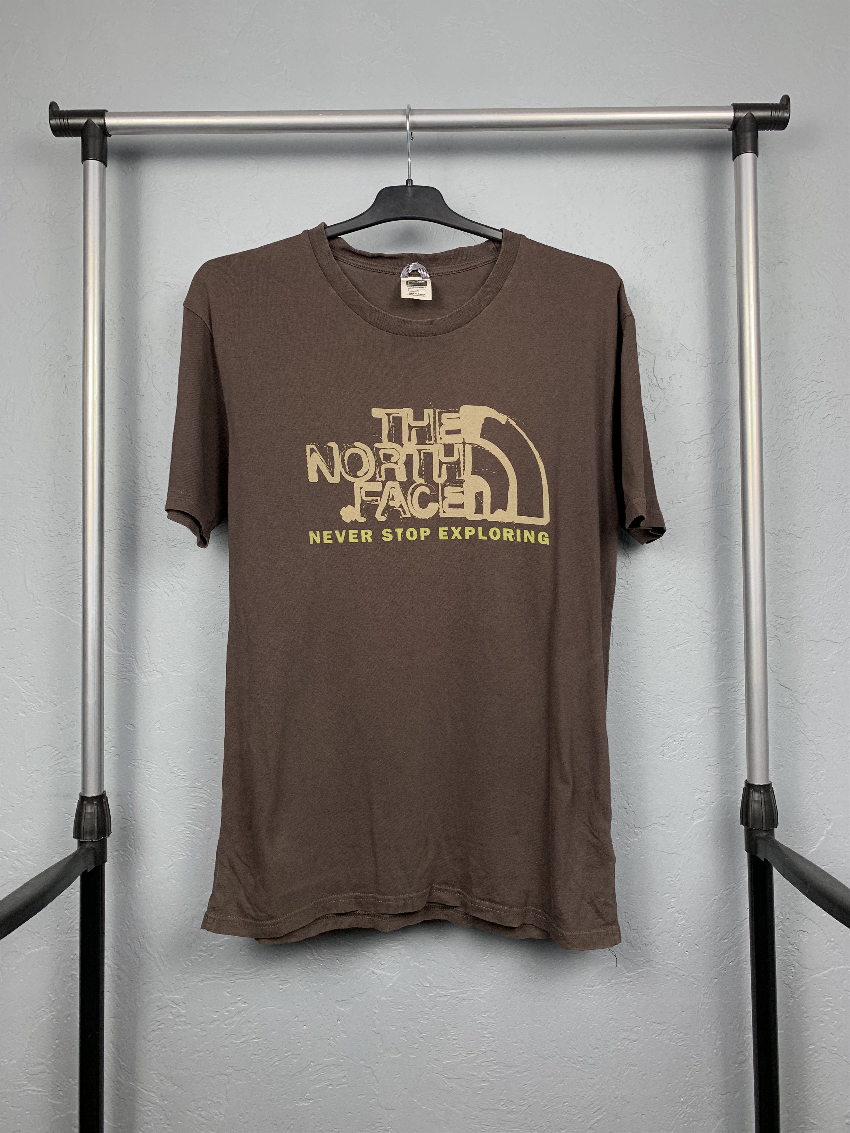 The North Face The North Face Vintage Mens Brown T-Shirt Tee Size US L / EU 52-54 / 3 - 1 Thumbnail