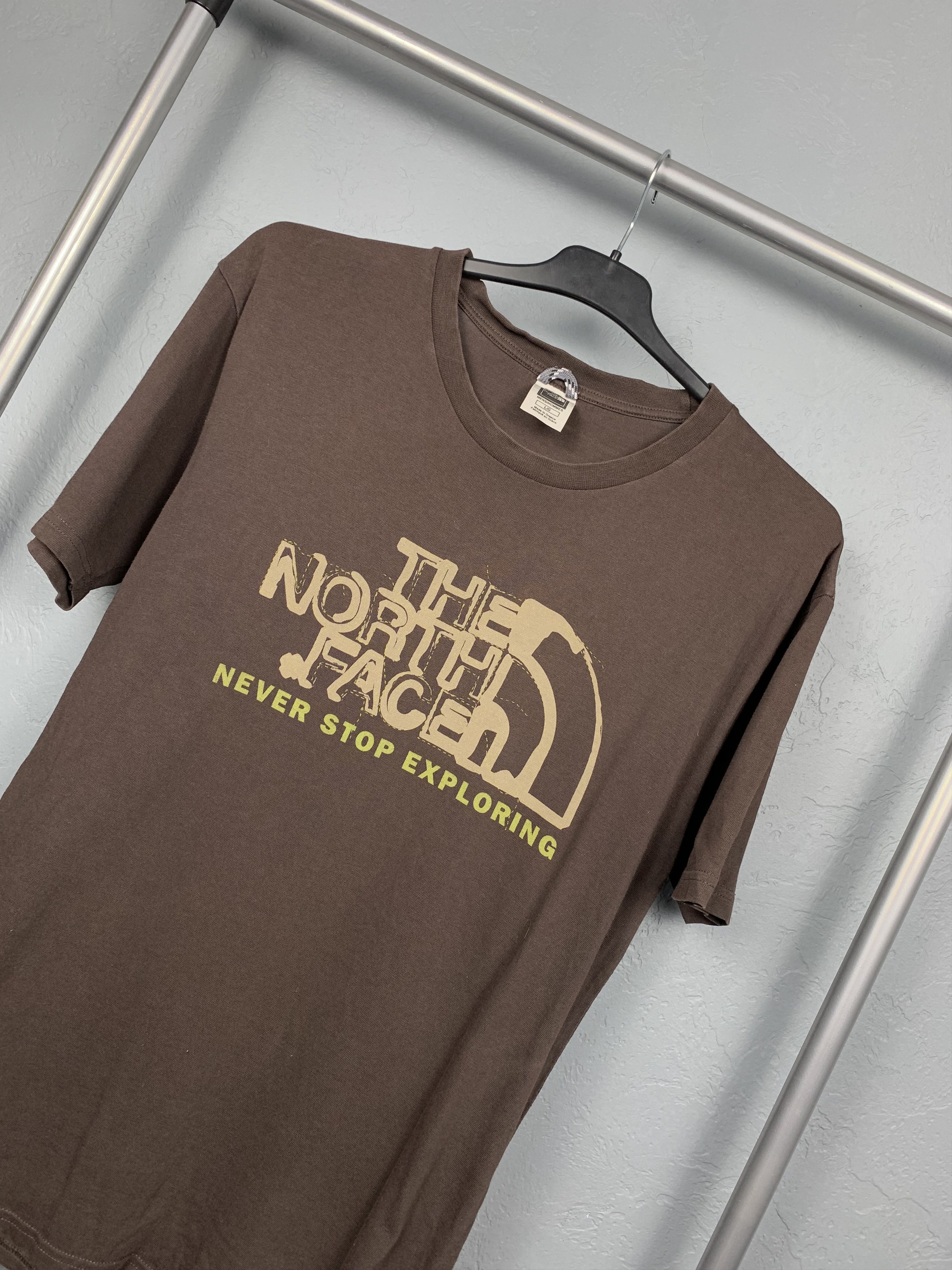 The North Face The North Face Vintage Mens Brown T-Shirt Tee Size US L / EU 52-54 / 3 - 2 Thumbnail