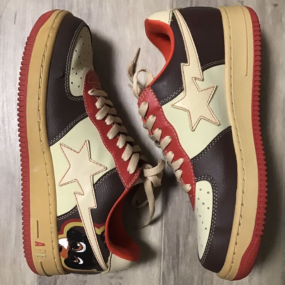 Bape × Kanye West × Nigo 2007 Kanye West College Dropout BAPE STA Sneakers NIGO APE Size US 9.5 / EU 42-43 - 2 Thumbnail
