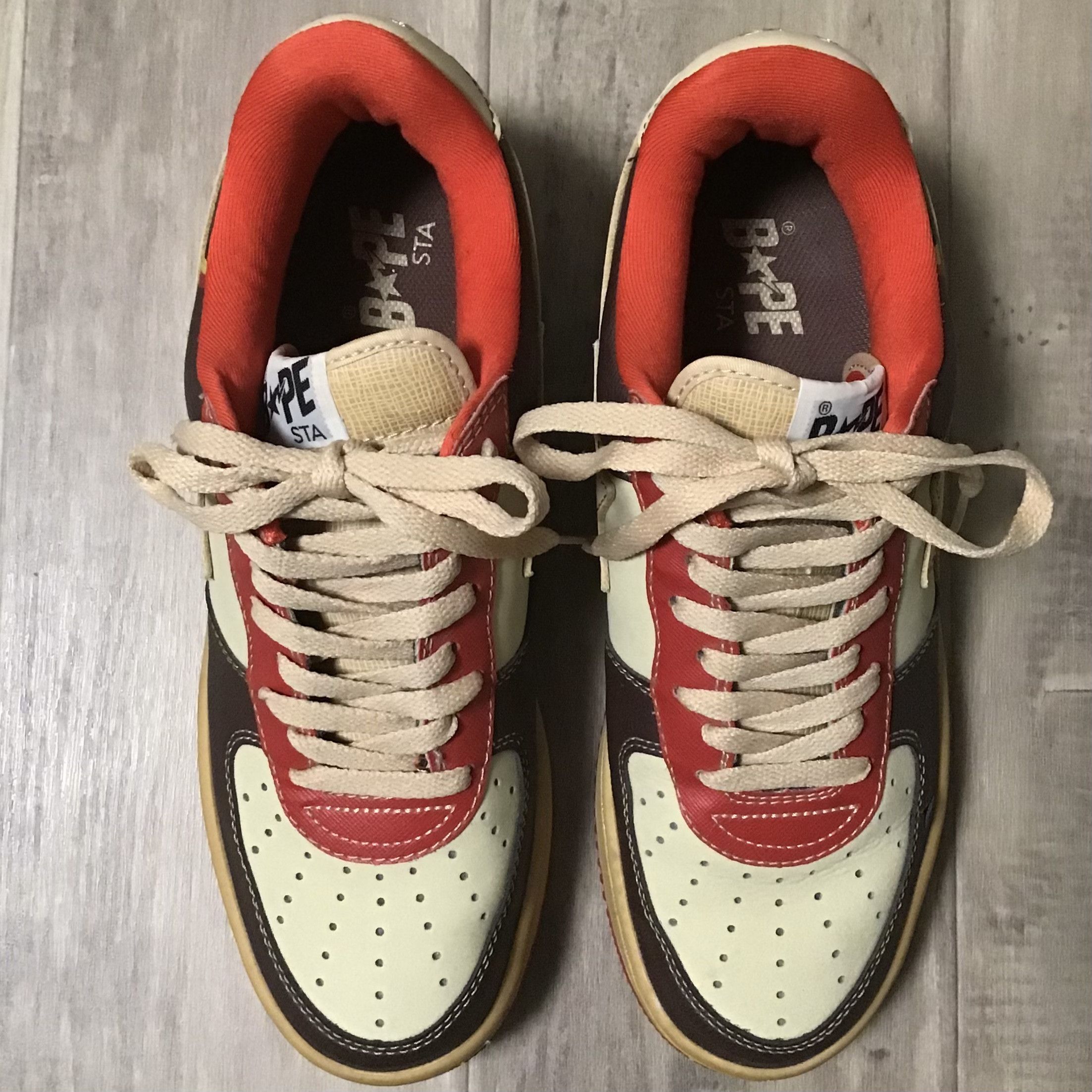 Bape × Kanye West × Nigo 2007 Kanye West College Dropout BAPE STA Sneakers NIGO APE Size US 9.5 / EU 42-43 - 4 Thumbnail