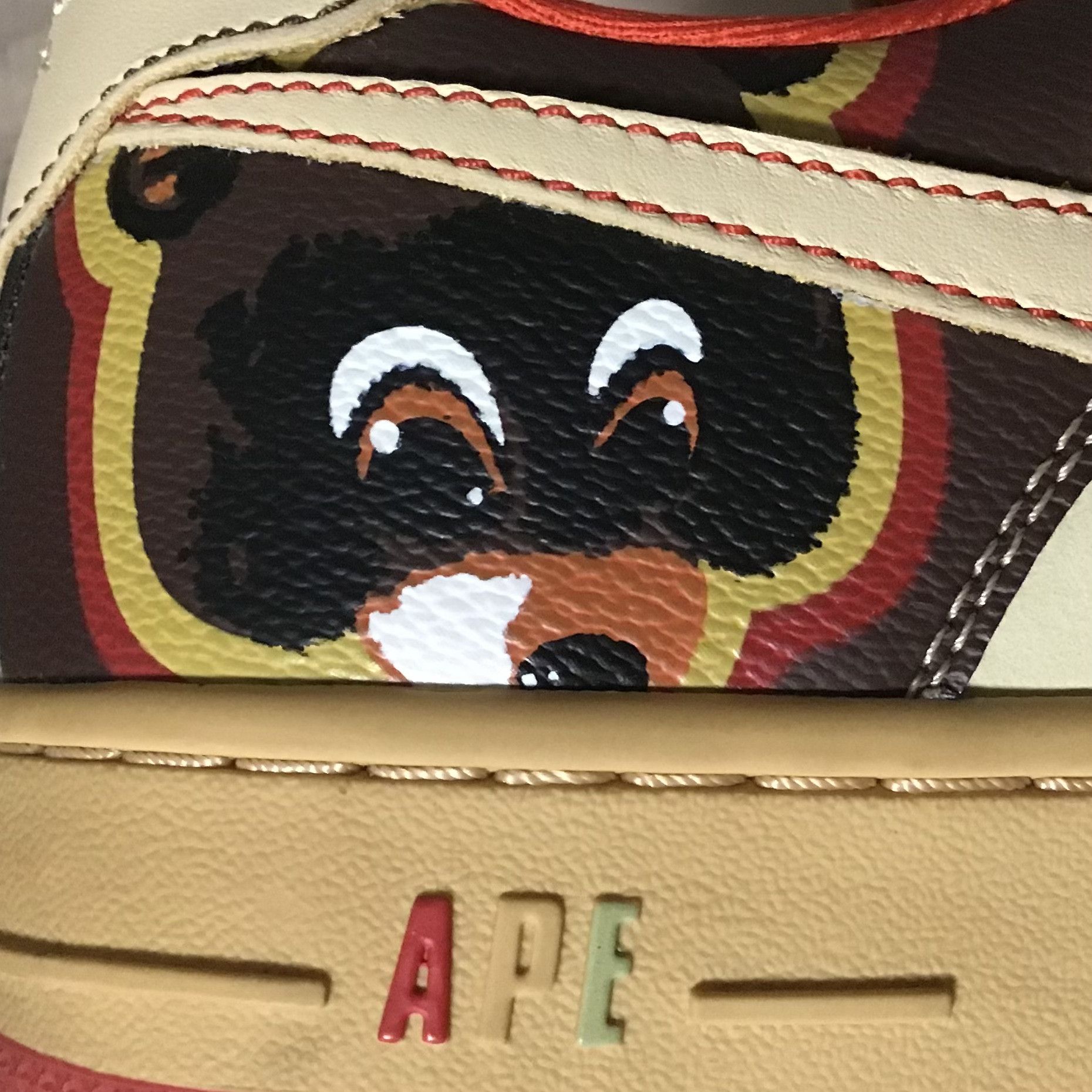 Bape × Kanye West × Nigo 2007 Kanye West College Dropout BAPE STA Sneakers NIGO APE Size US 9.5 / EU 42-43 - 7 Thumbnail