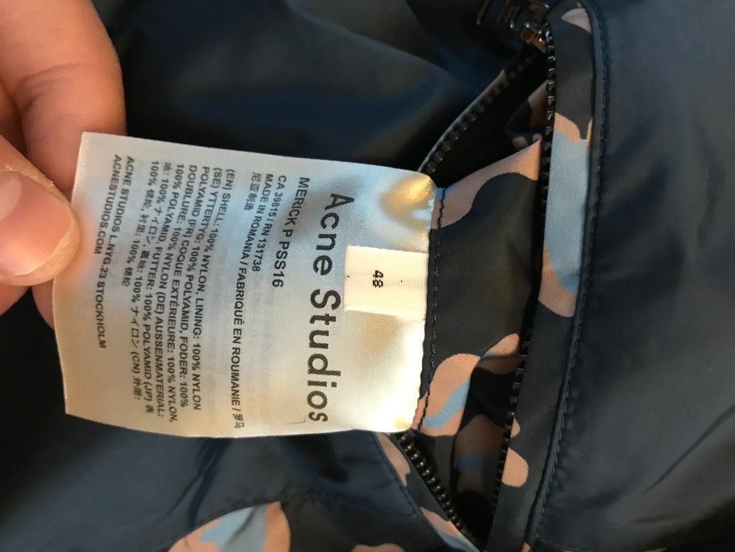 Acne Studios Merrick P PSS16 in Blue Size US L / EU 52-54 / 3 - 12 Thumbnail