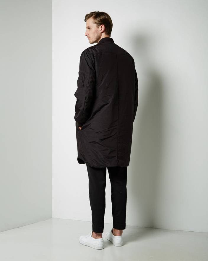 Acne Studios Vince Light Dark Grey / Black Parka Size US M / EU 48-50 / 2 - 2 Thumbnail