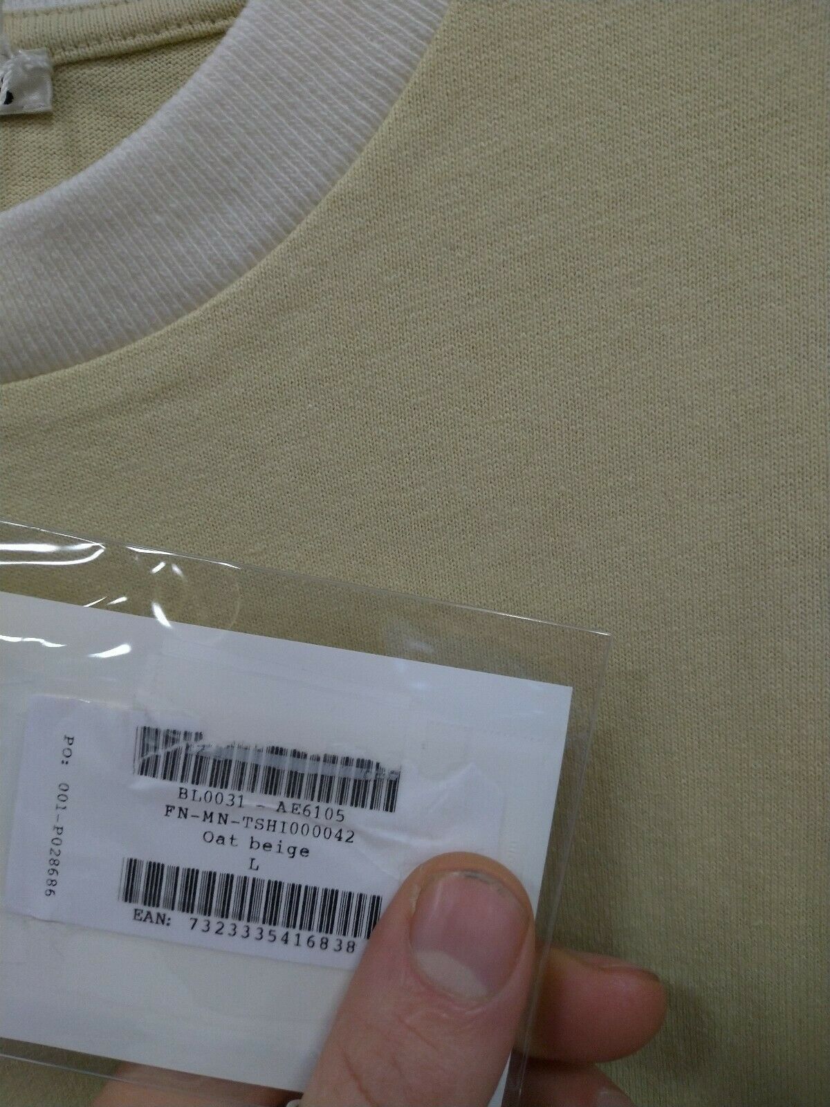 Acne Studios FN-MN-TSHI00042 LS T in Oat Beige Size US S / EU 44-46 / 1 - 2 Thumbnail