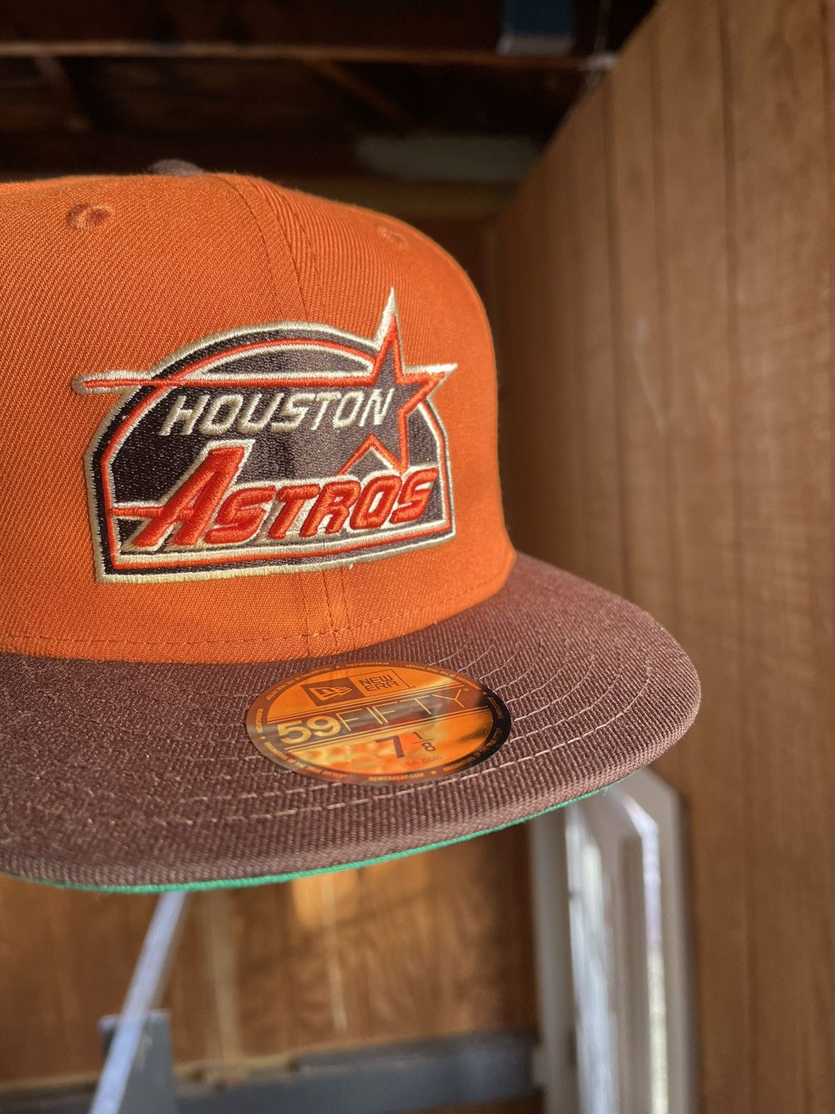 New Era houston astros fall pack two tone fitted green uv size 7 1/8 Size ONE SIZE - 2 Thumbnail