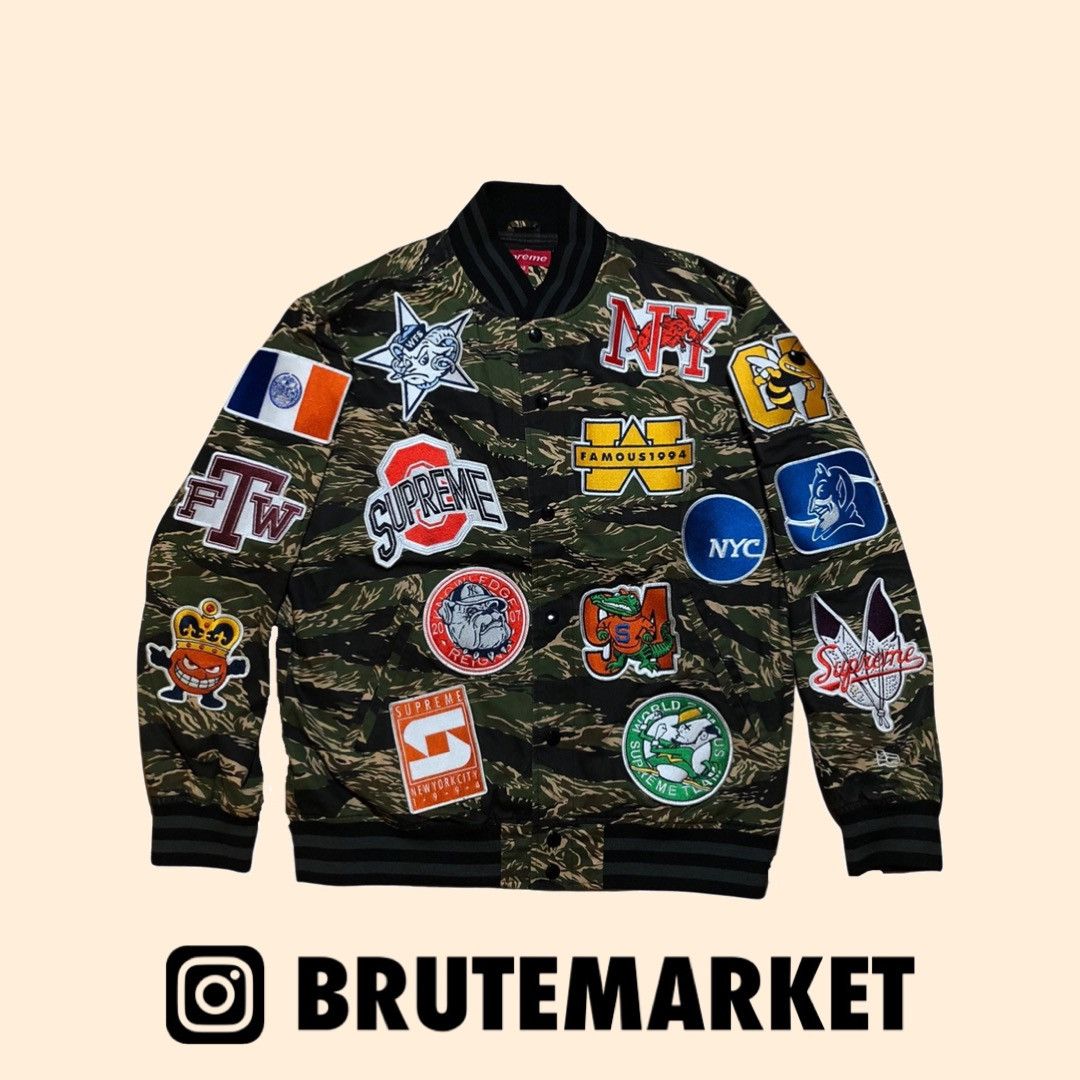 Supreme Ncaa Varsity Jacket | Grailed