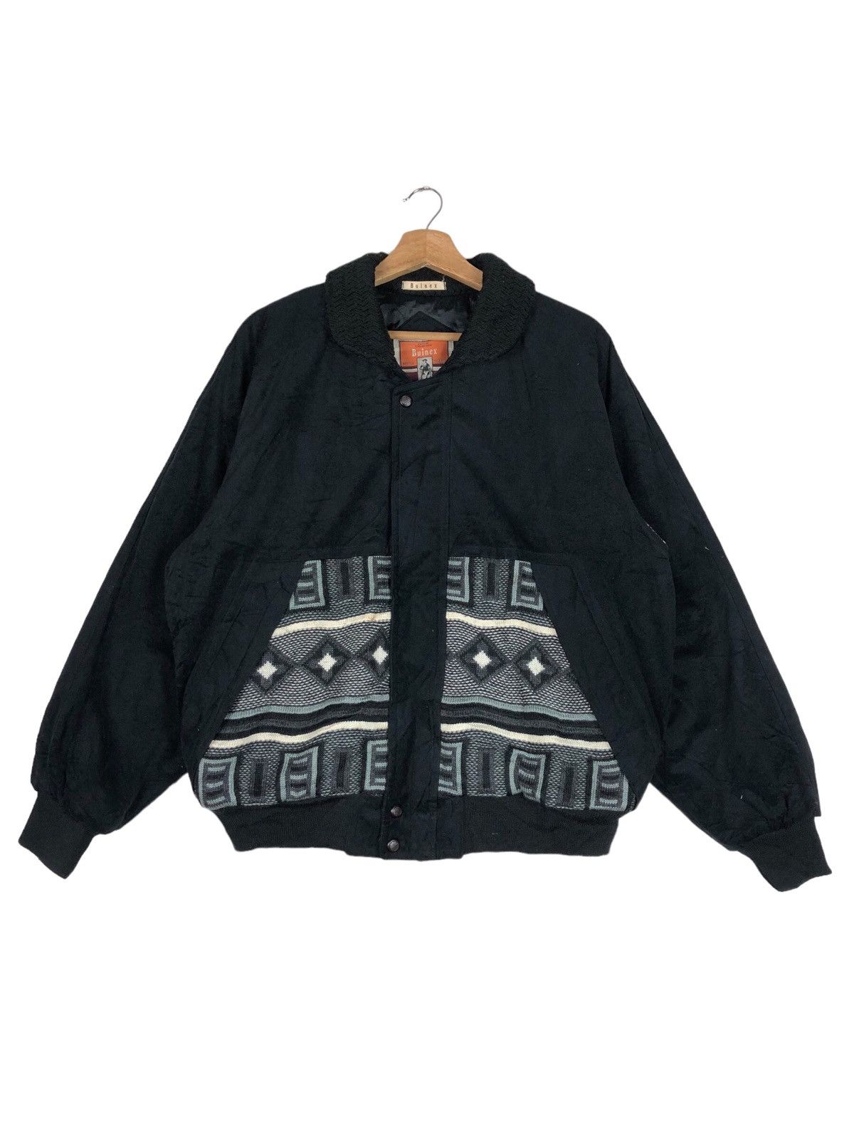 Japanese Brand Vintage 80/90s Bulnex Japan Novajo Native Tribal Jacket Size US L / EU 52-54 / 3 - 1 Thumbnail