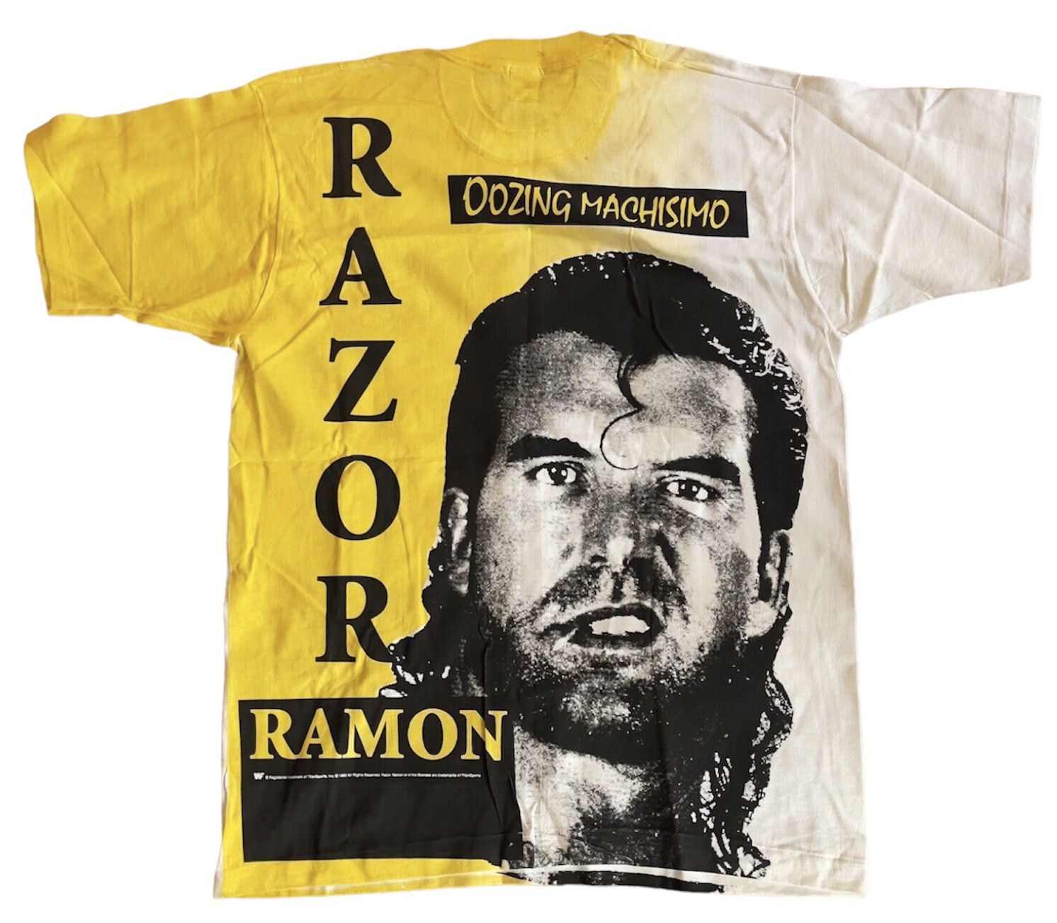Vintage Vintage WWF 1993 Rare Razor Ramon All Over Print T-Shirt Size US XL / EU 56 / 4 - 2 Thumbnail