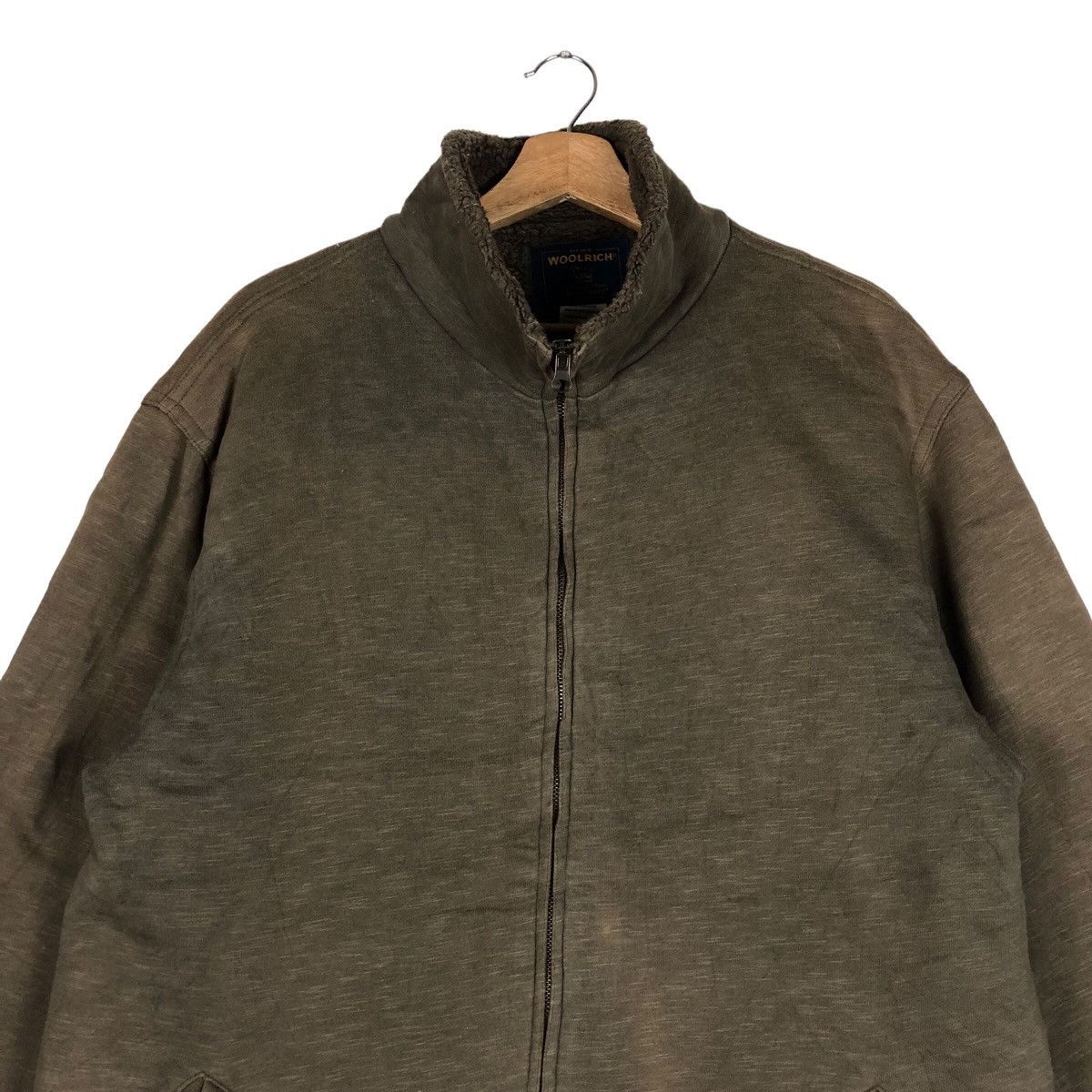 Woolrich Woolen Mills Vintage Woolrich Sherpa Lined Kanye Style Trashed Jacket Size US L / EU 52-54 / 3 - 2 Thumbnail