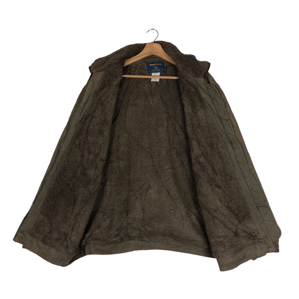 Woolrich Woolen Mills Vintage Woolrich Sherpa Lined Kanye Style Trashed Jacket Size US L / EU 52-54 / 3 - 7 Thumbnail