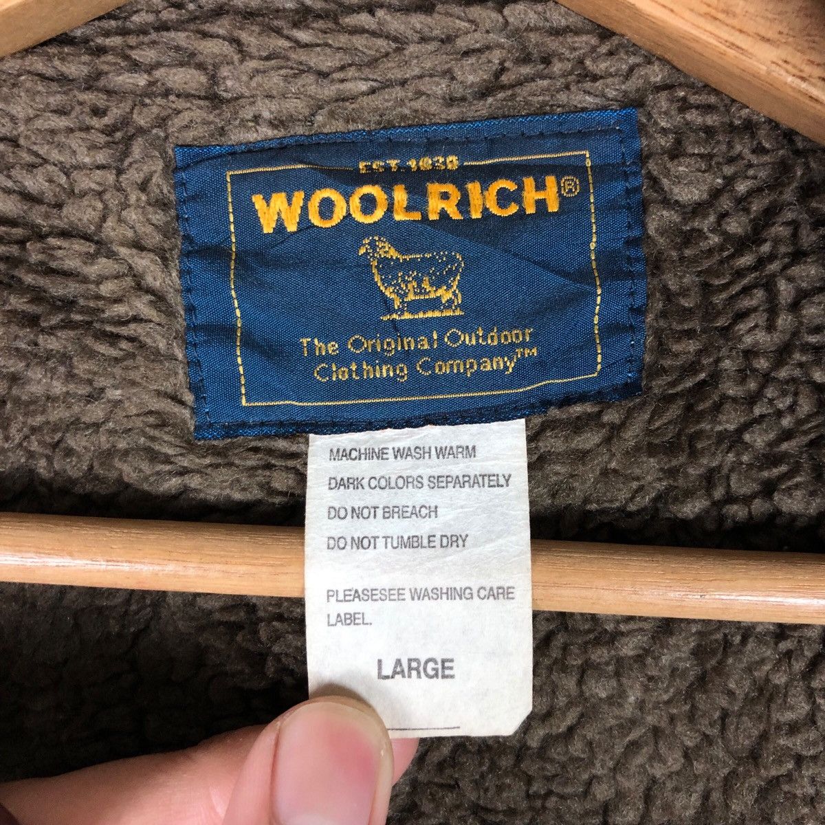 Woolrich Woolen Mills Vintage Woolrich Sherpa Lined Kanye Style Trashed Jacket Size US L / EU 52-54 / 3 - 9 Thumbnail