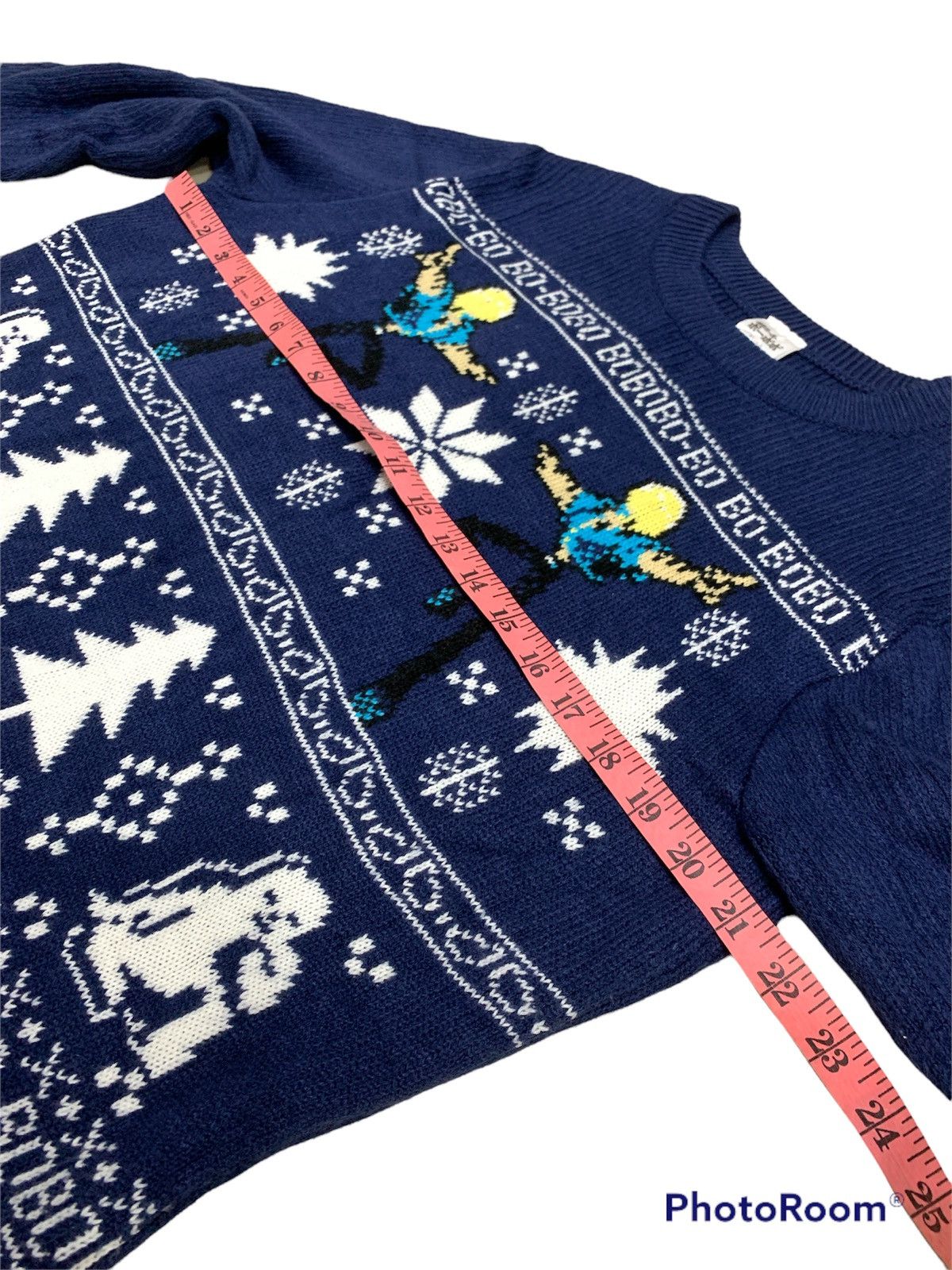Anime BOBOBO-BO BO-BOBO KNITTED SWEATER VINTAGE ANIME Size US L / EU 52-54 / 3 - 4 Thumbnail