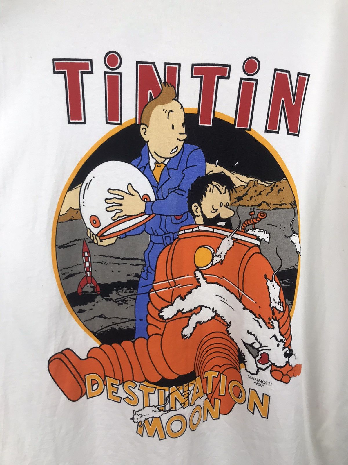 Cartoon Network × Vintage Vintage 90s The Adventure Of Tintin Destination Moon Size US L / EU 52-54 / 3 - 3 Thumbnail