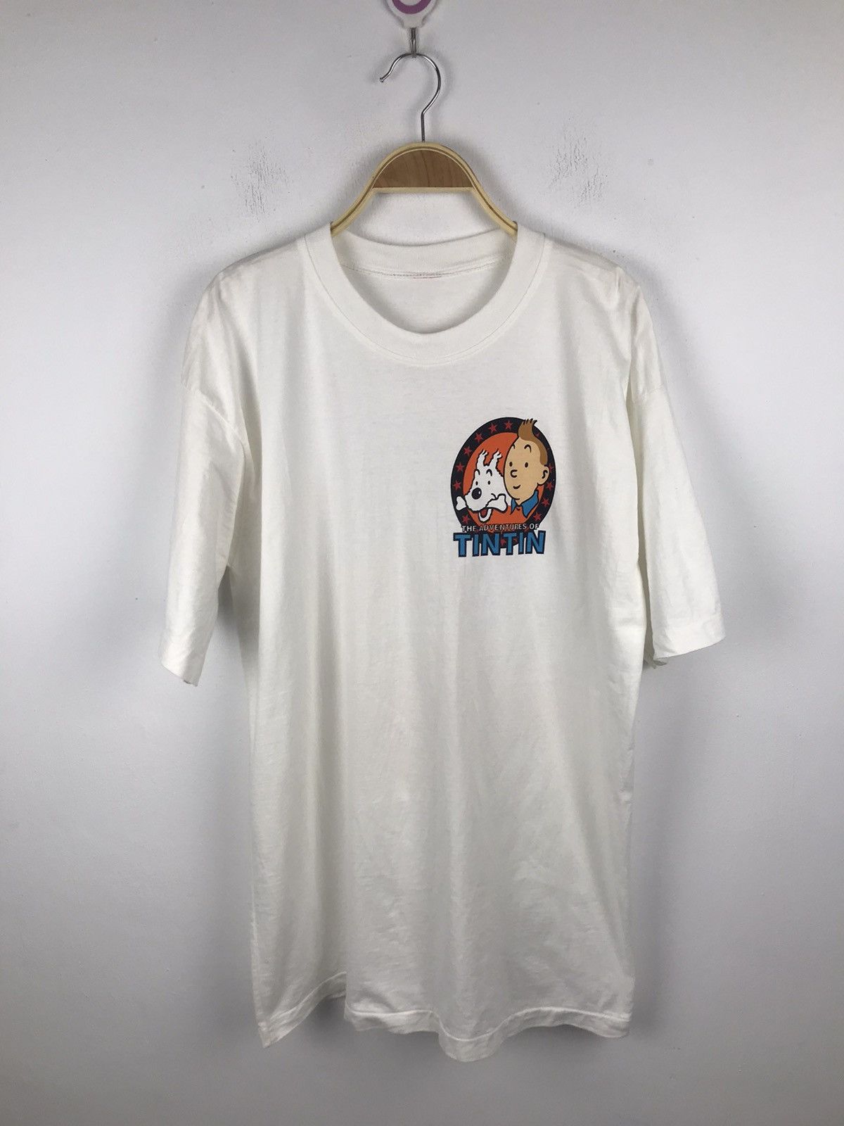 Cartoon Network × Vintage Vintage 90s The Adventure Of Tintin Destination Moon Size US L / EU 52-54 / 3 - 2 Thumbnail