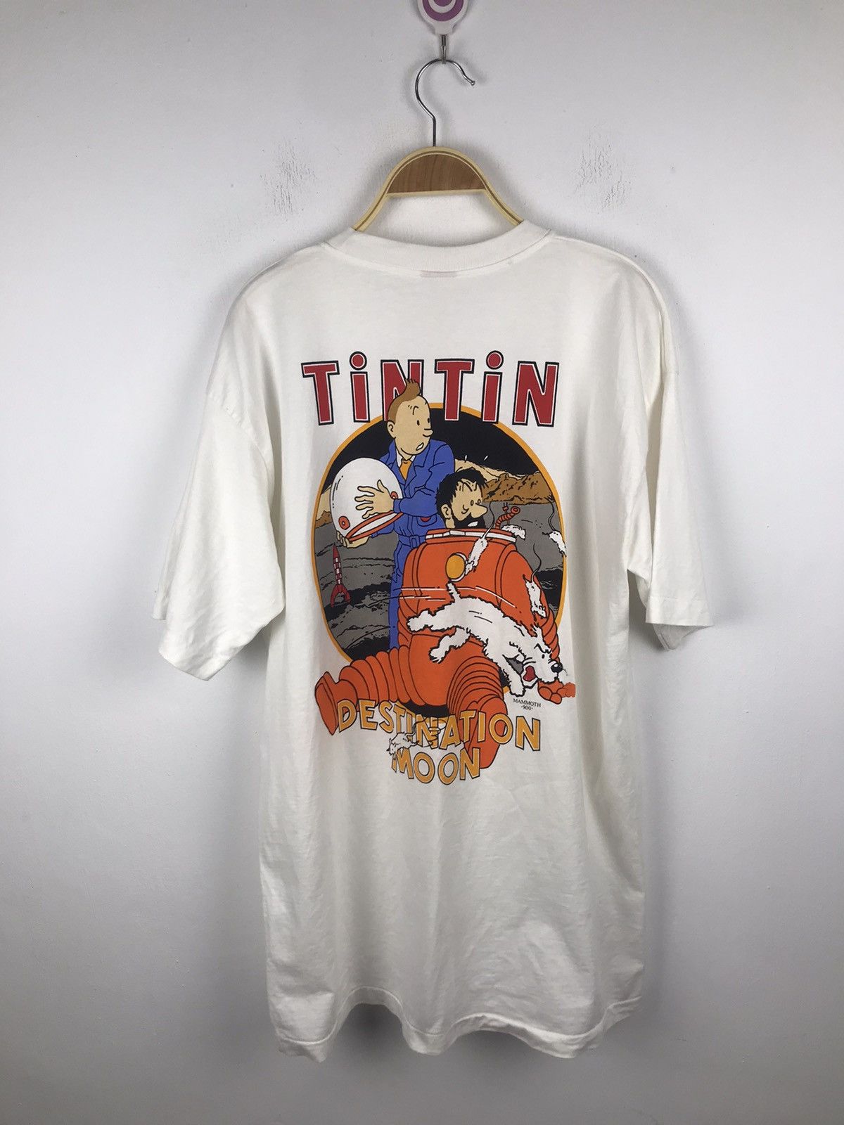Cartoon Network × Vintage Vintage 90s The Adventure Of Tintin Destination Moon Size US L / EU 52-54 / 3 - 1 Thumbnail