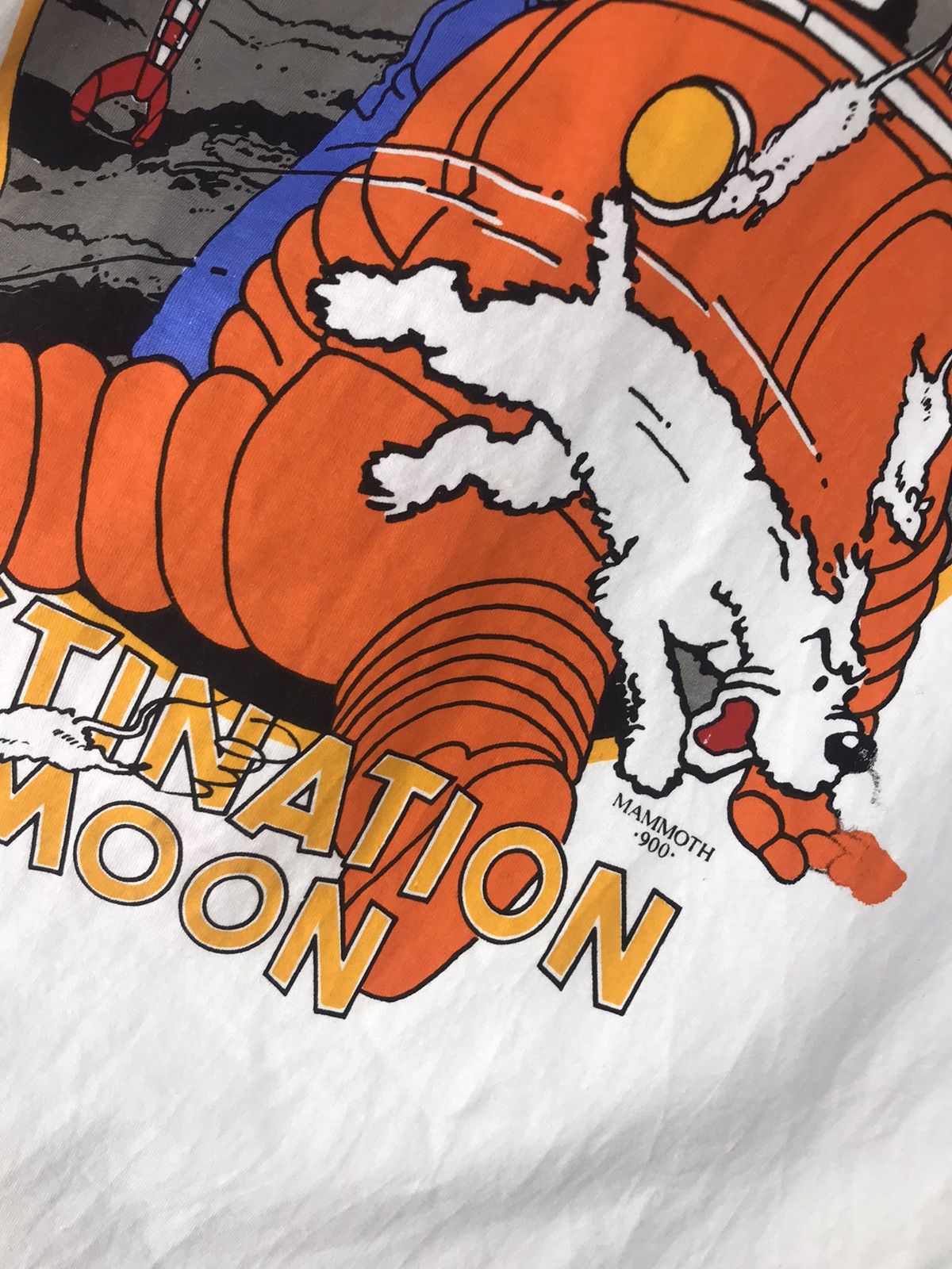 Cartoon Network × Vintage Vintage 90s The Adventure Of Tintin Destination Moon Size US L / EU 52-54 / 3 - 6 Thumbnail
