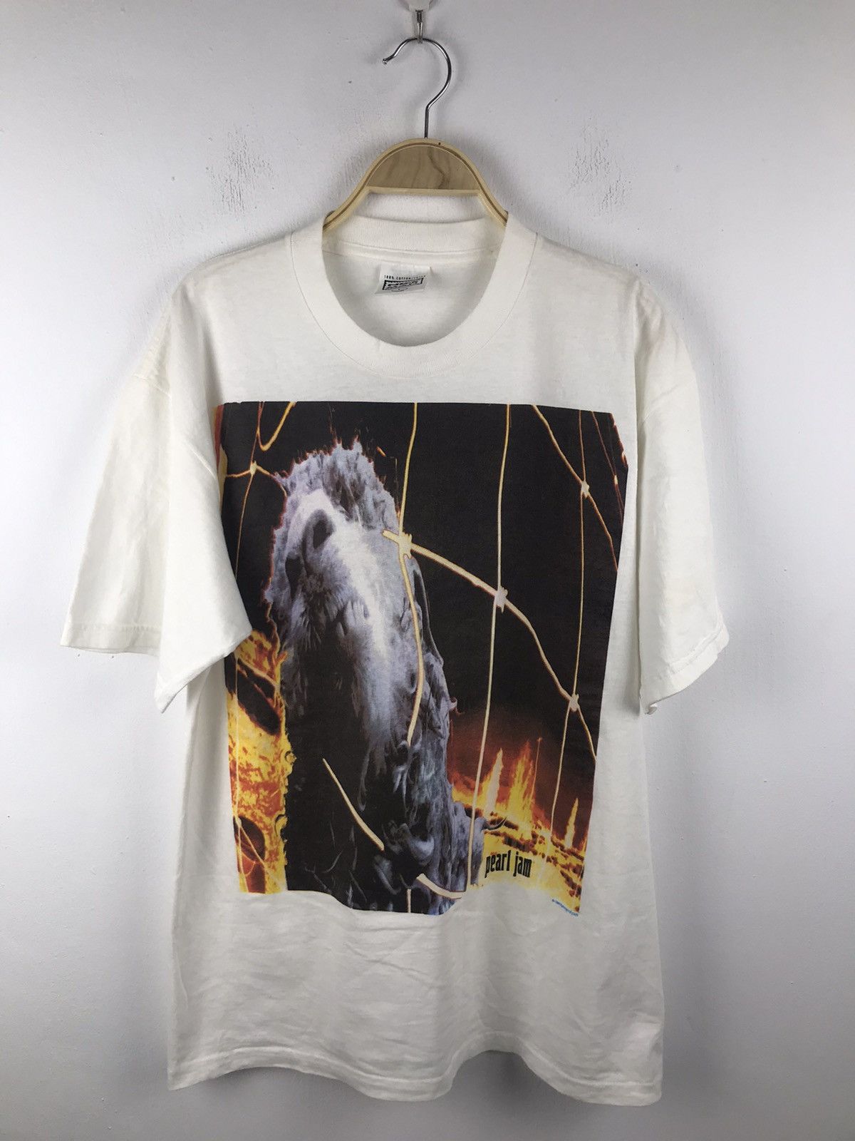 Band Tees Vintage Pearl Jam Threadworm Size US L / EU 52-54 / 3 - 1 Thumbnail