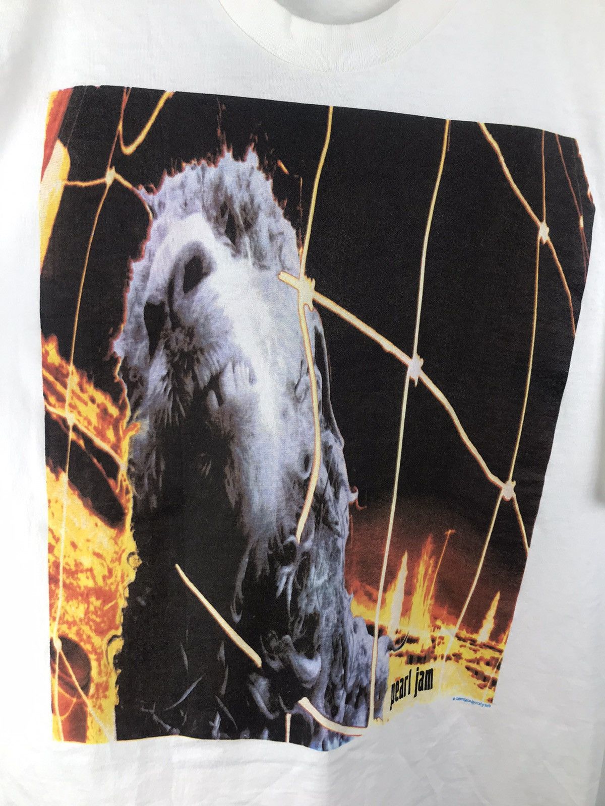 Band Tees Vintage Pearl Jam Threadworm Size US L / EU 52-54 / 3 - 3 Thumbnail