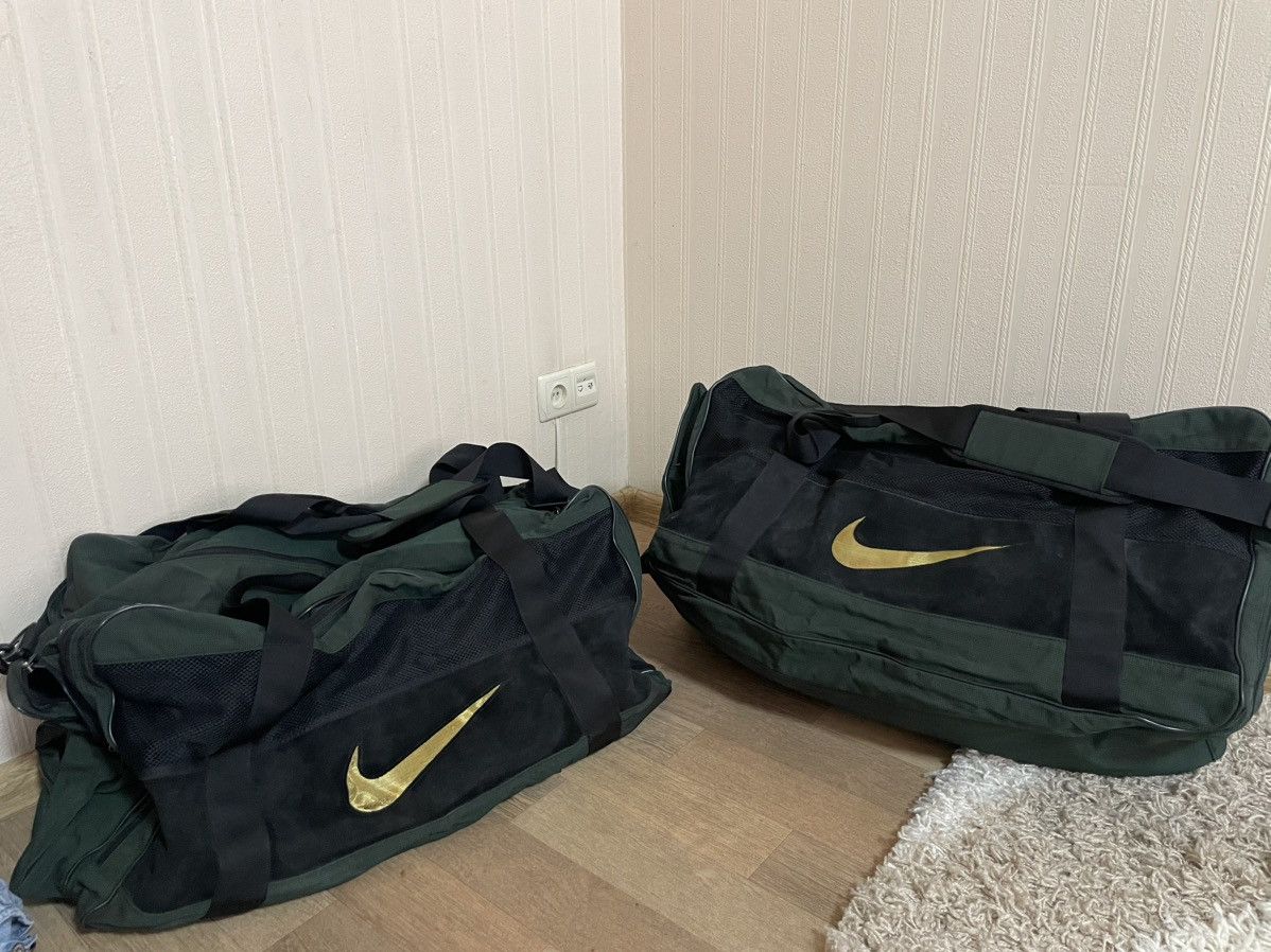 Nike × Vintage Vintage Nike Big Swoosh Travel Bag Y2K Size ONE SIZE - 10 Thumbnail