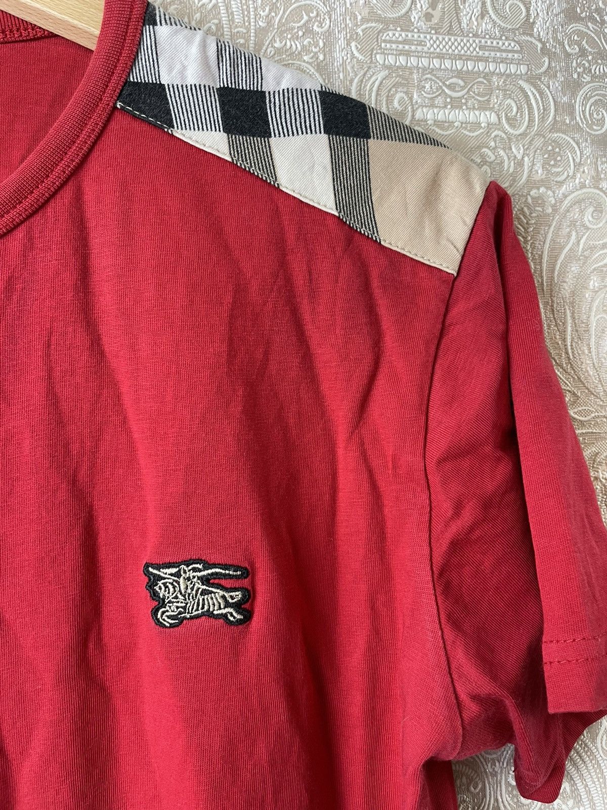 Burberry Burberry Nova Check Shoulder Patch tshirt Size US M / EU 48-50 / 2 - 3 Thumbnail