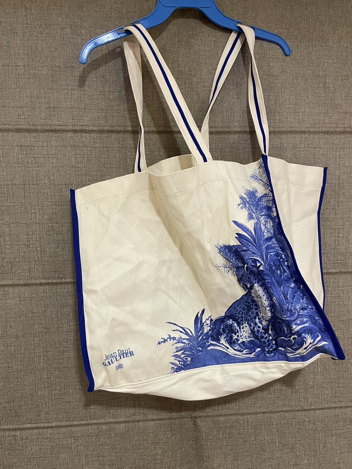 Jean Paul Gaultier Jean Paul Gaultier Navy shopper bag leopard 🐆 print Size ONE SIZE - 1 Thumbnail