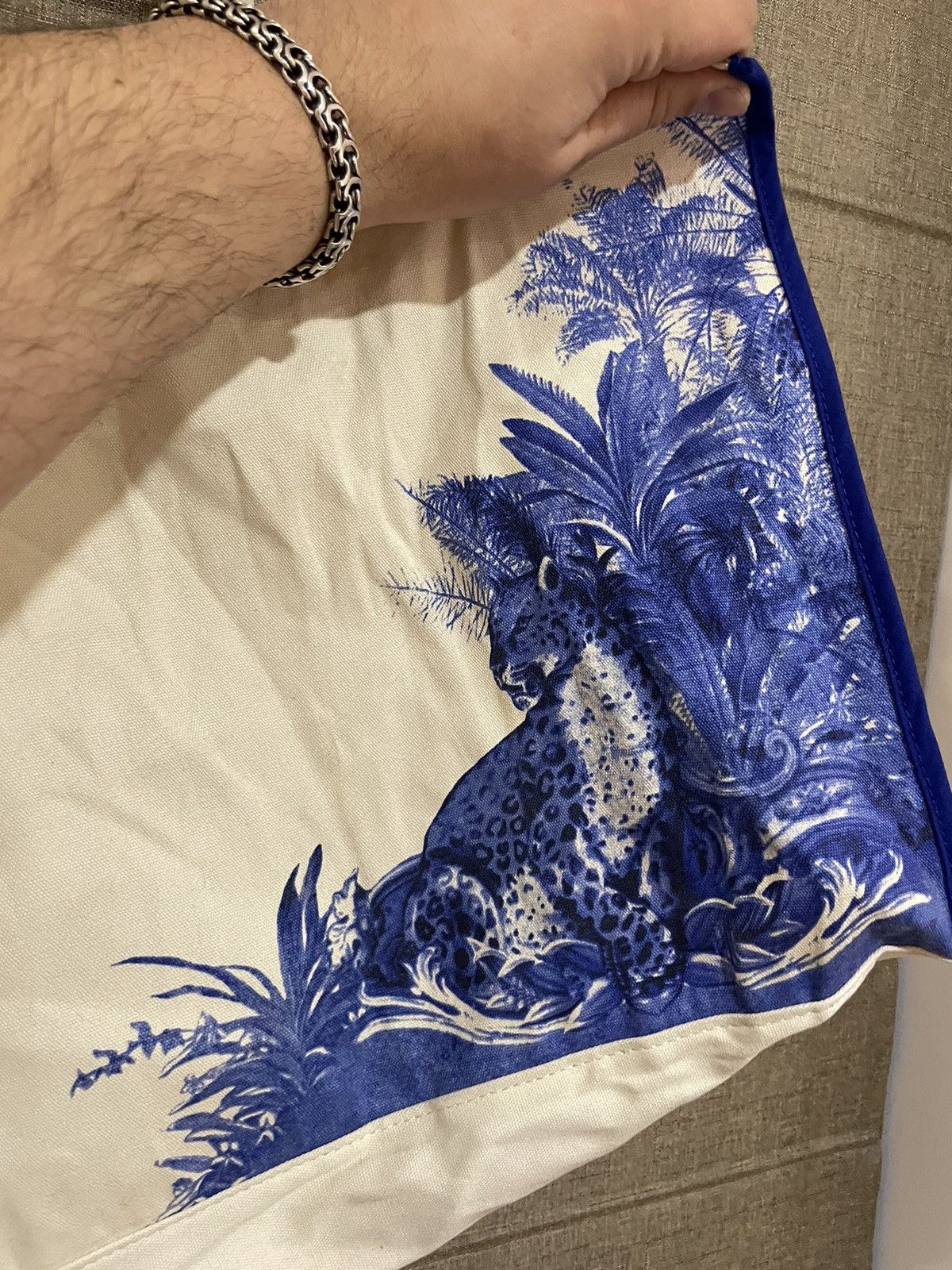 Jean Paul Gaultier Jean Paul Gaultier Navy shopper bag leopard 🐆 print Size ONE SIZE - 3 Thumbnail