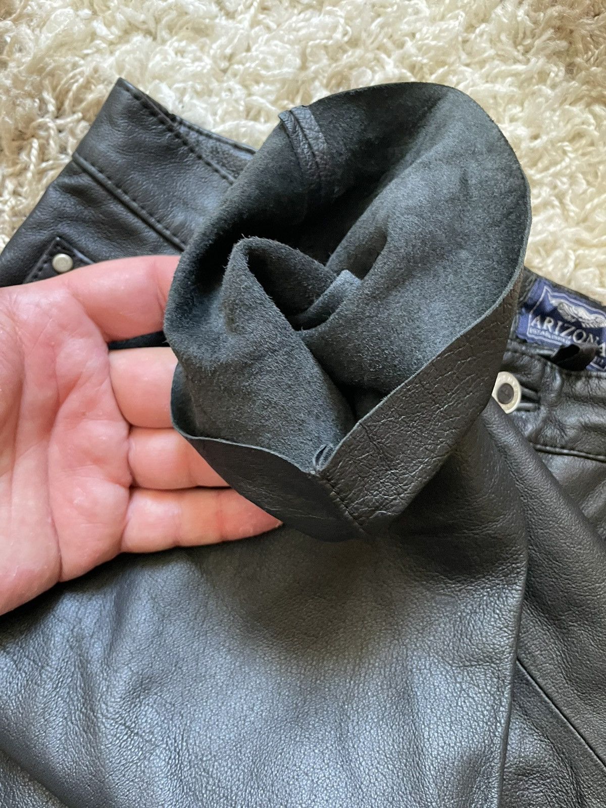Vintage Vintage avant garde leather pants Size US 32 / EU 48 - 7 Thumbnail