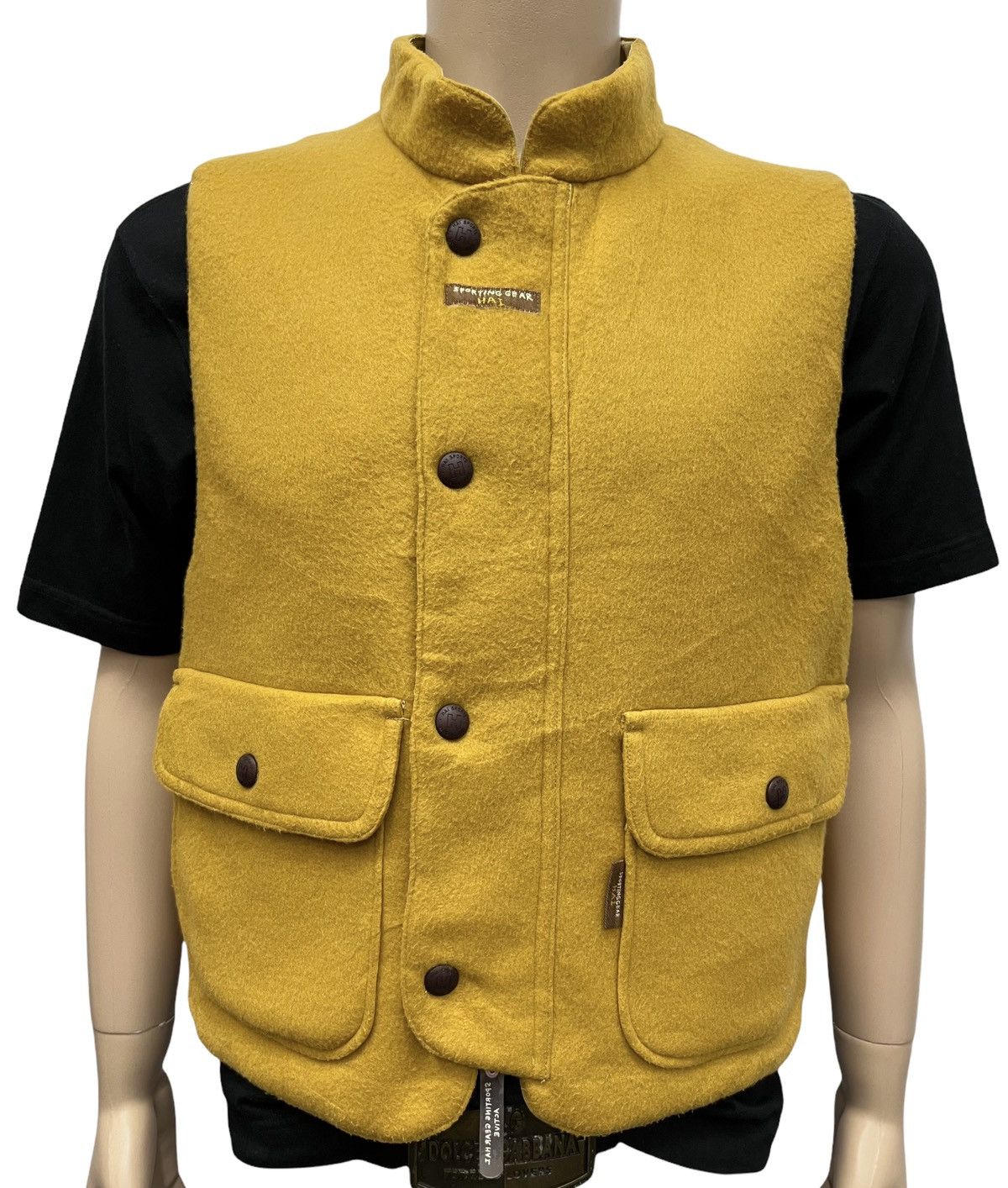 Hai Sporting Gear × Issey Miyake × Vintage 🔥ISSEY MIYAKE HAI SPORTING GEAR Reversible Poly-Wool Vest Size M / US 6-8 / IT 42-44 - 6 Thumbnail
