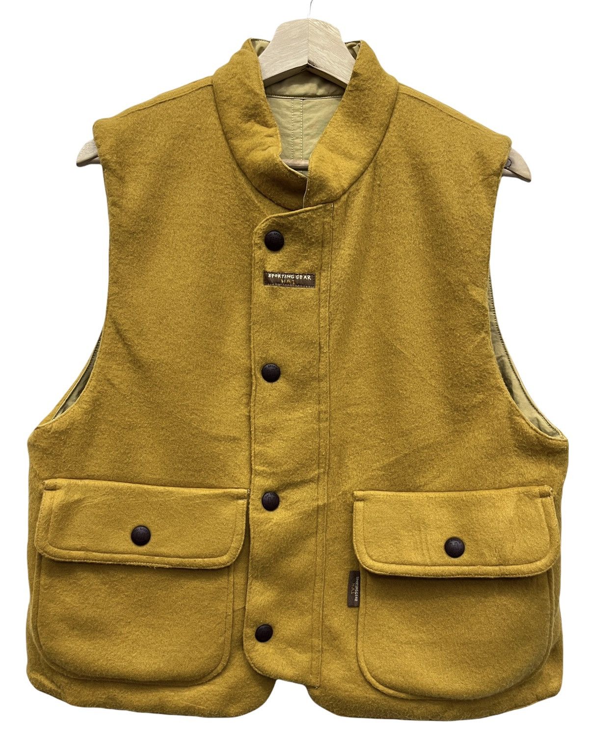 Hai Sporting Gear × Issey Miyake × Vintage 🔥ISSEY MIYAKE HAI SPORTING GEAR Reversible Poly-Wool Vest Size M / US 6-8 / IT 42-44 - 5 Thumbnail