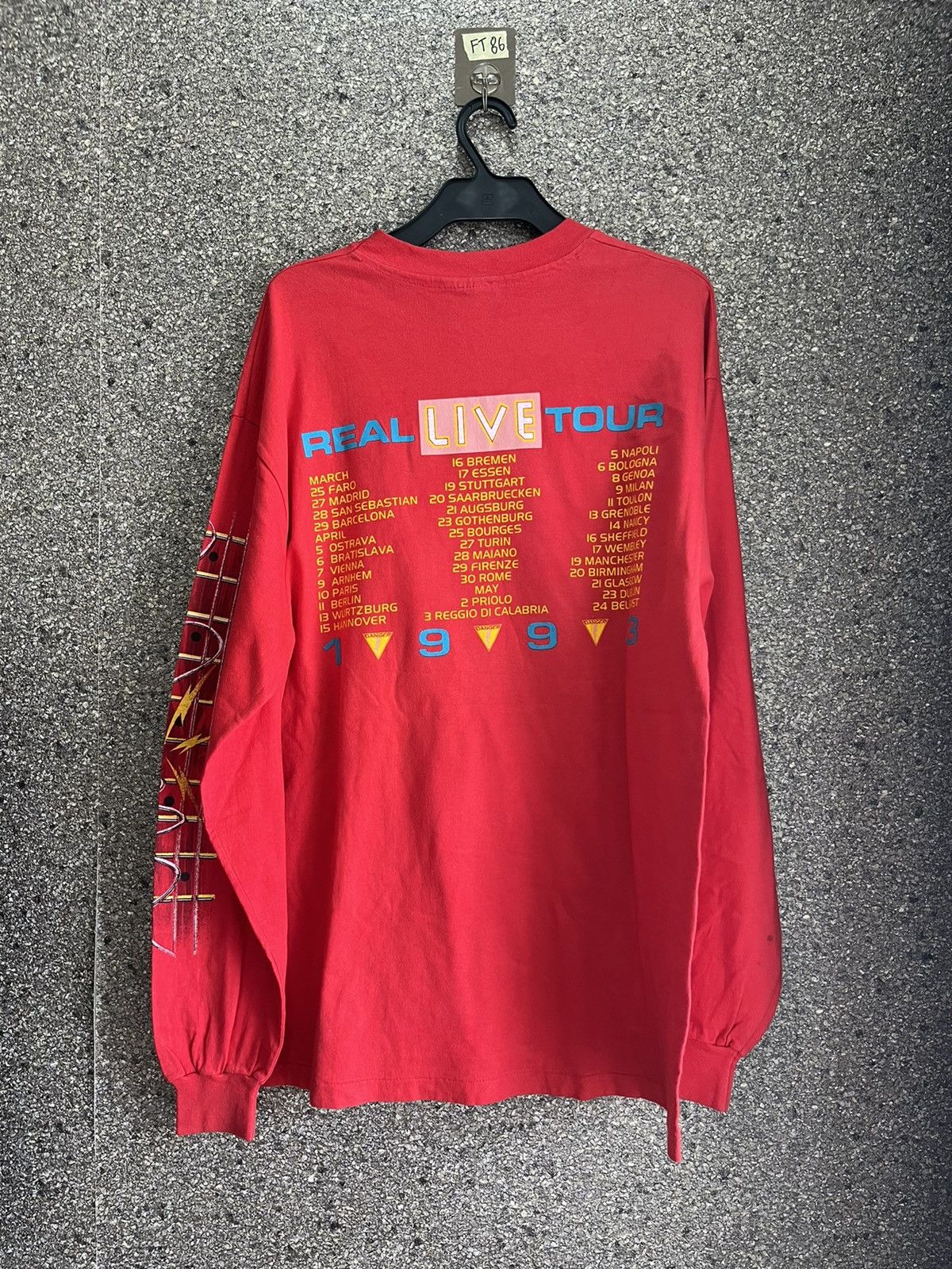Band Tees × Vintage Iron maiden ft86 Size US L / EU 52-54 / 3 - 4 Thumbnail
