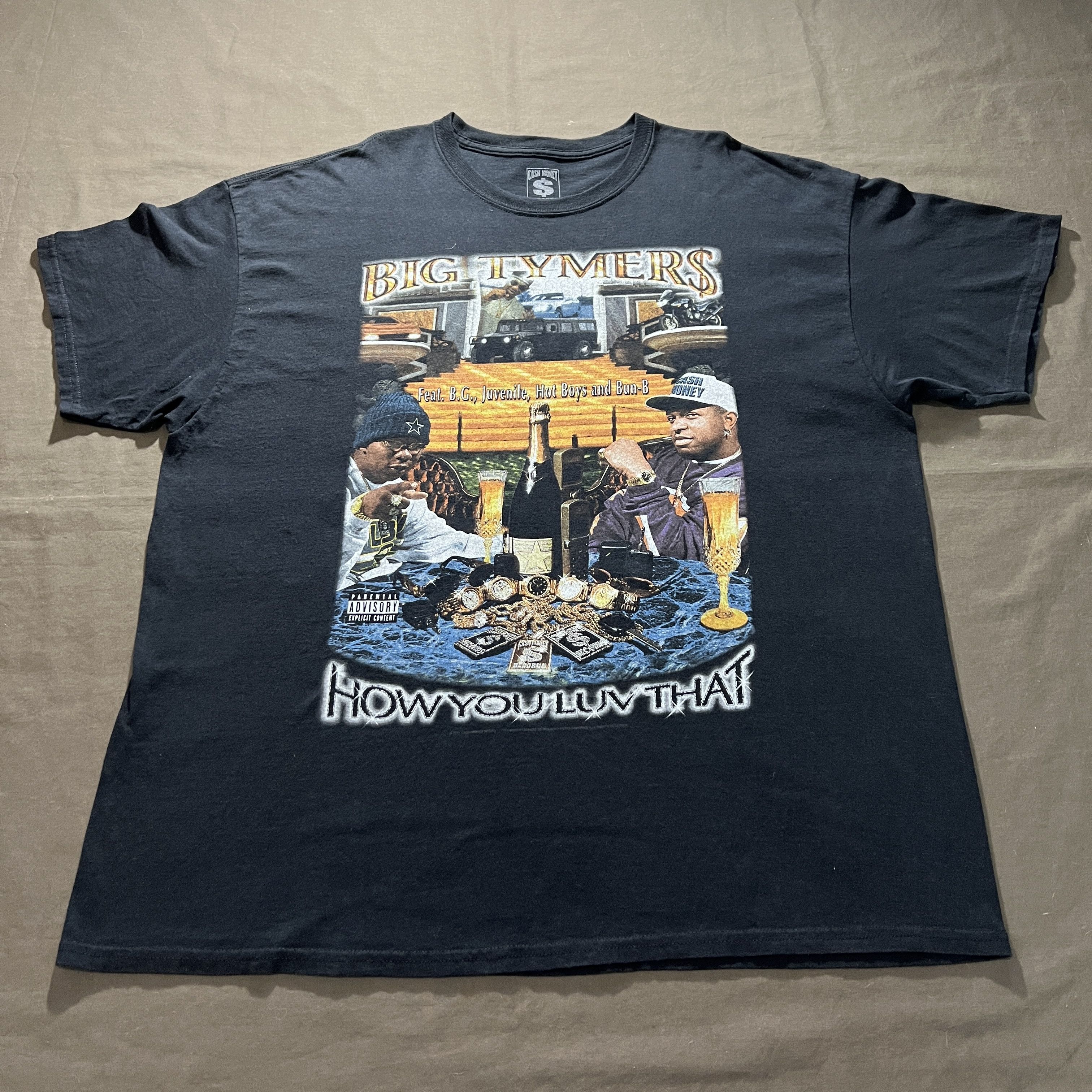 Band Tees × Rap Tees Big Tymers Duo Cash money records Promo Tee Hiphop Size US L / EU 52-54 / 3 - 2 Thumbnail