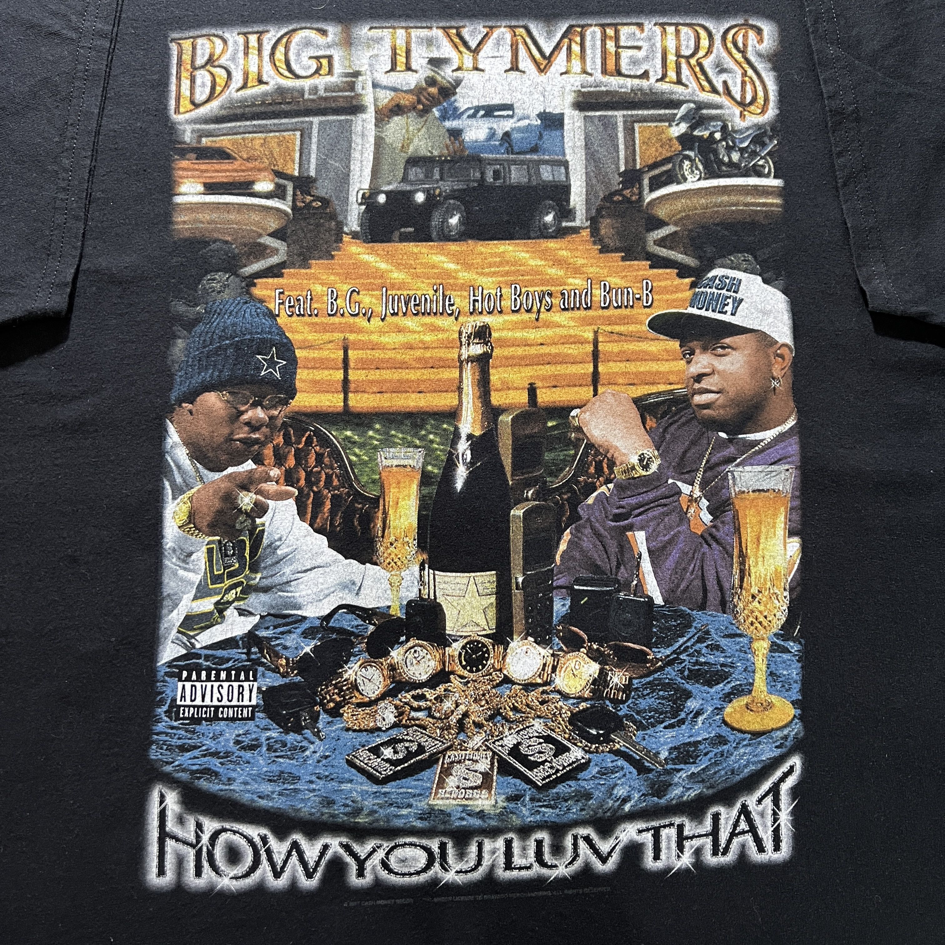 Band Tees × Rap Tees Big Tymers Duo Cash money records Promo Tee Hiphop Size US L / EU 52-54 / 3 - 3 Thumbnail