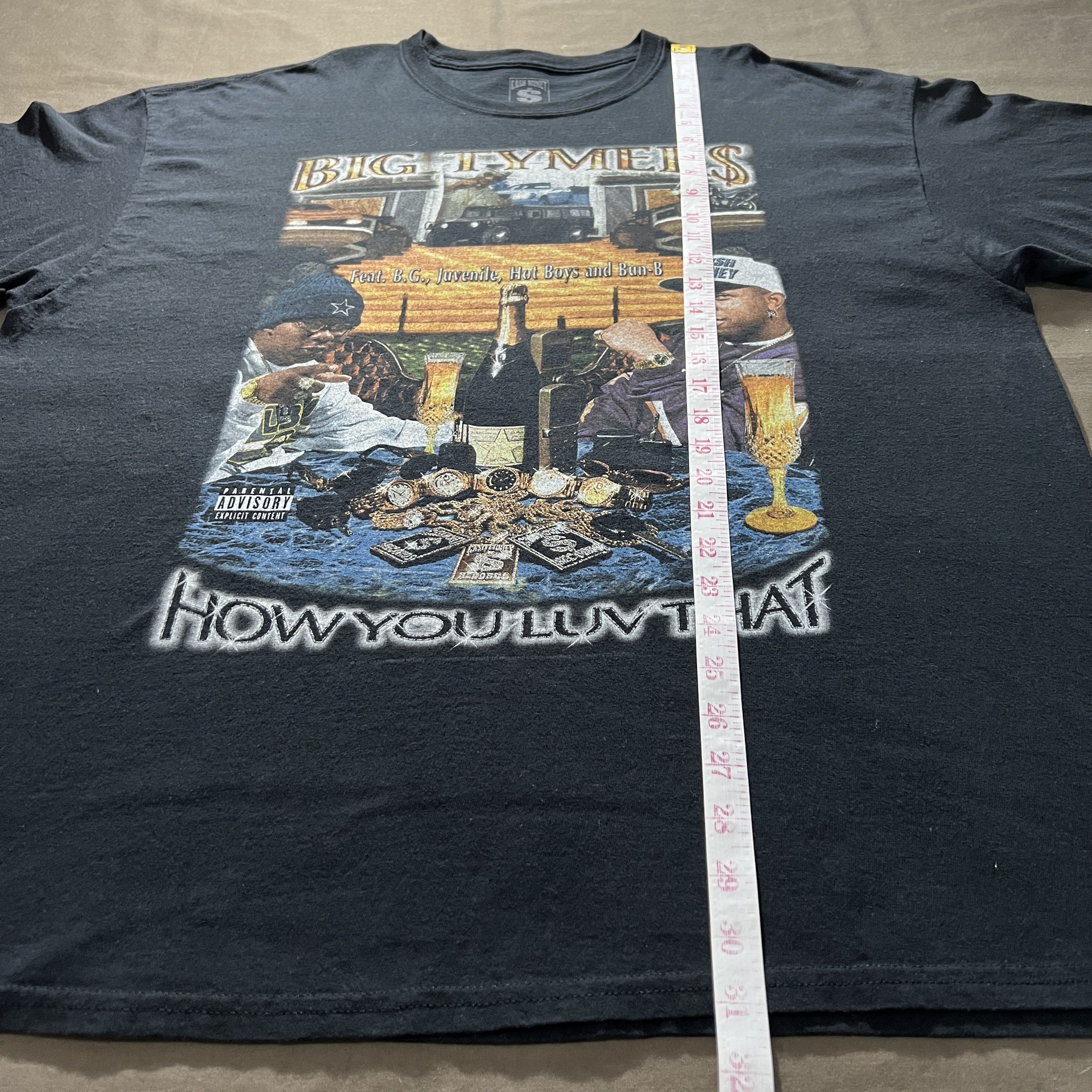 Band Tees × Rap Tees Big Tymers Duo Cash money records Promo Tee Hiphop Size US L / EU 52-54 / 3 - 9 Thumbnail