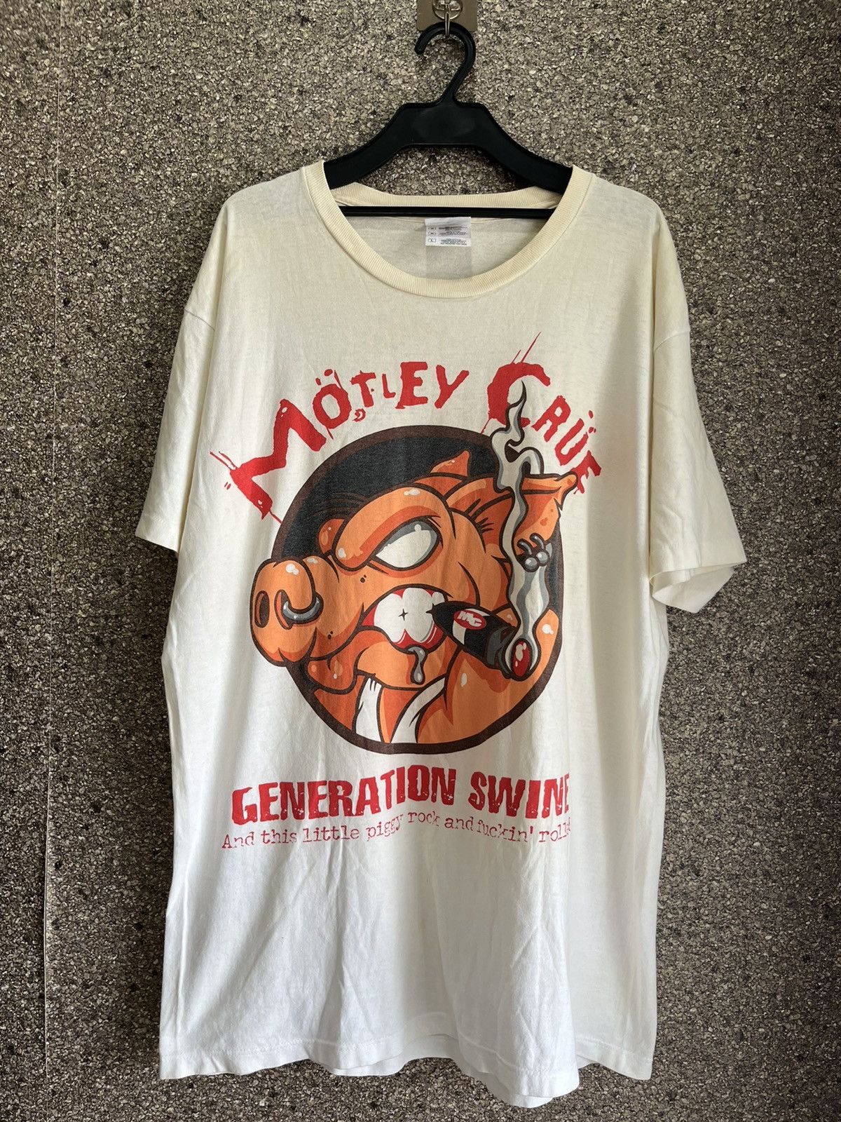 Band Tees × Vintage Motley crue ft86 Size US L / EU 52-54 / 3 - 1 Thumbnail