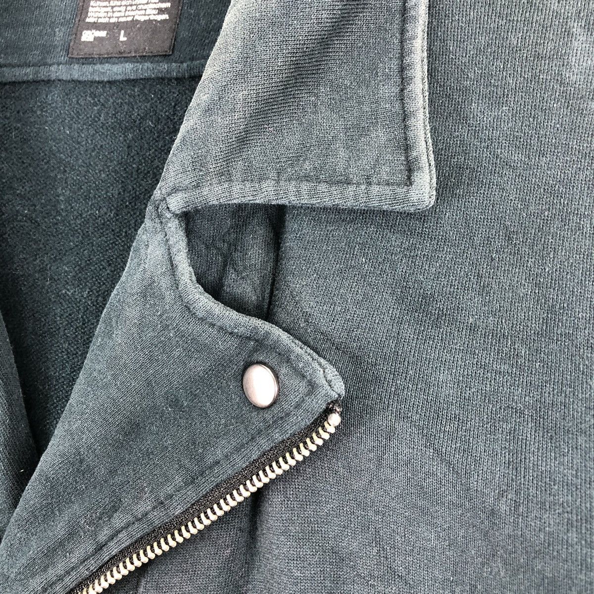 Japanese Brand Vintage Double Collar Cotton Jacket Zipper by Graniph Size US S / EU 44-46 / 1 - 8 Thumbnail