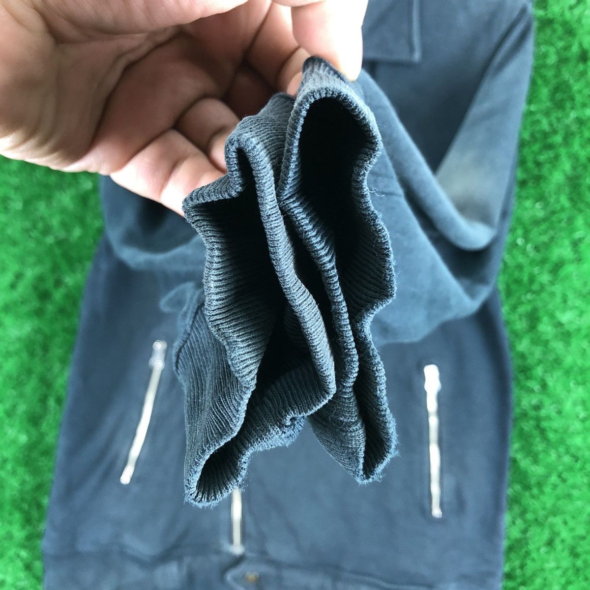 Japanese Brand Vintage Double Collar Cotton Jacket Zipper by Graniph Size US S / EU 44-46 / 1 - 11 Thumbnail