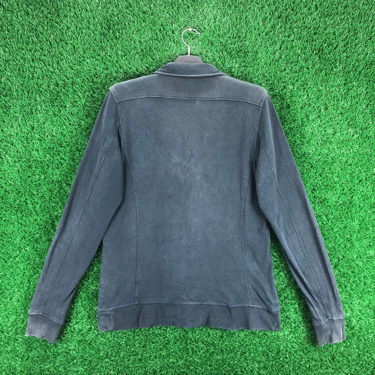 Japanese Brand Vintage Double Collar Cotton Jacket Zipper by Graniph Size US S / EU 44-46 / 1 - 4 Thumbnail