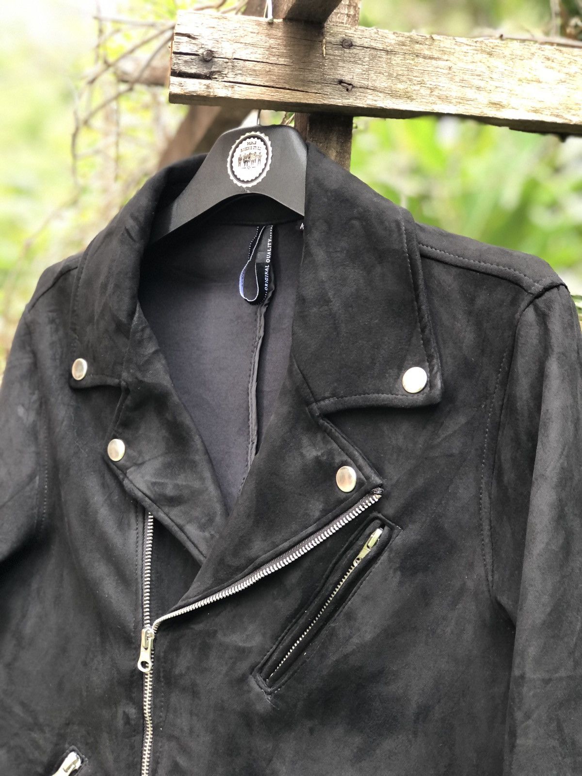 Japanese Brand Vintage Moleskin Double Collar Jacket Punk Style Size US XS / EU 42 / 0 - 2 Thumbnail