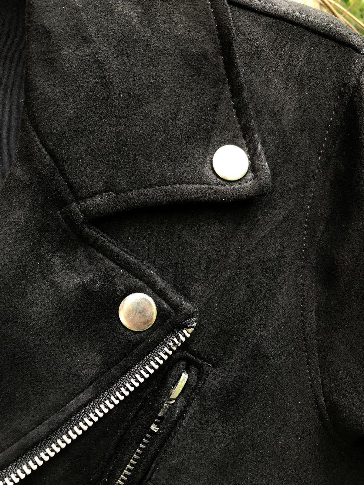 Japanese Brand Vintage Moleskin Double Collar Jacket Punk Style Size US XS / EU 42 / 0 - 6 Thumbnail
