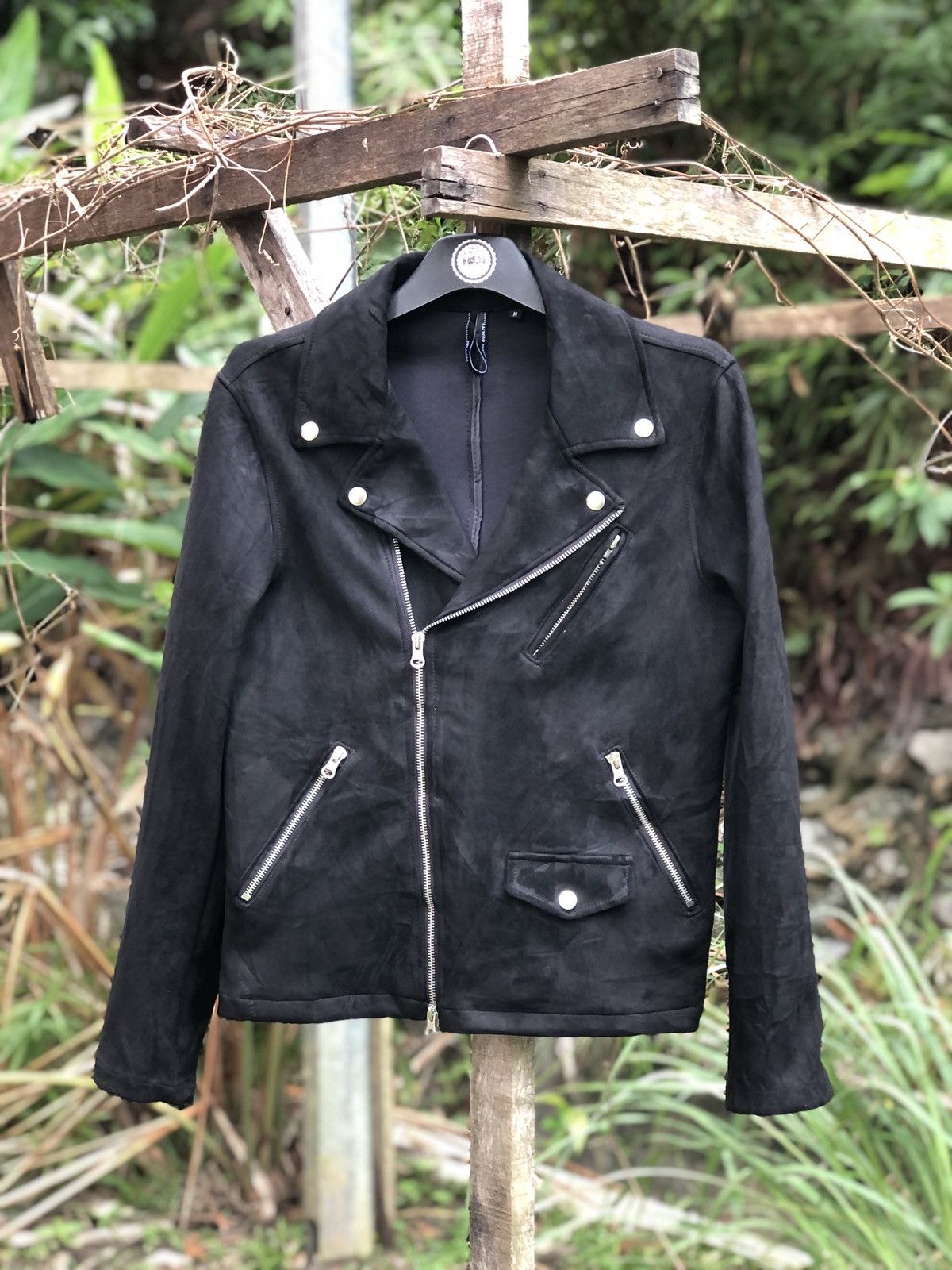 Japanese Brand Vintage Moleskin Double Collar Jacket Punk Style Size US XS / EU 42 / 0 - 1 Thumbnail