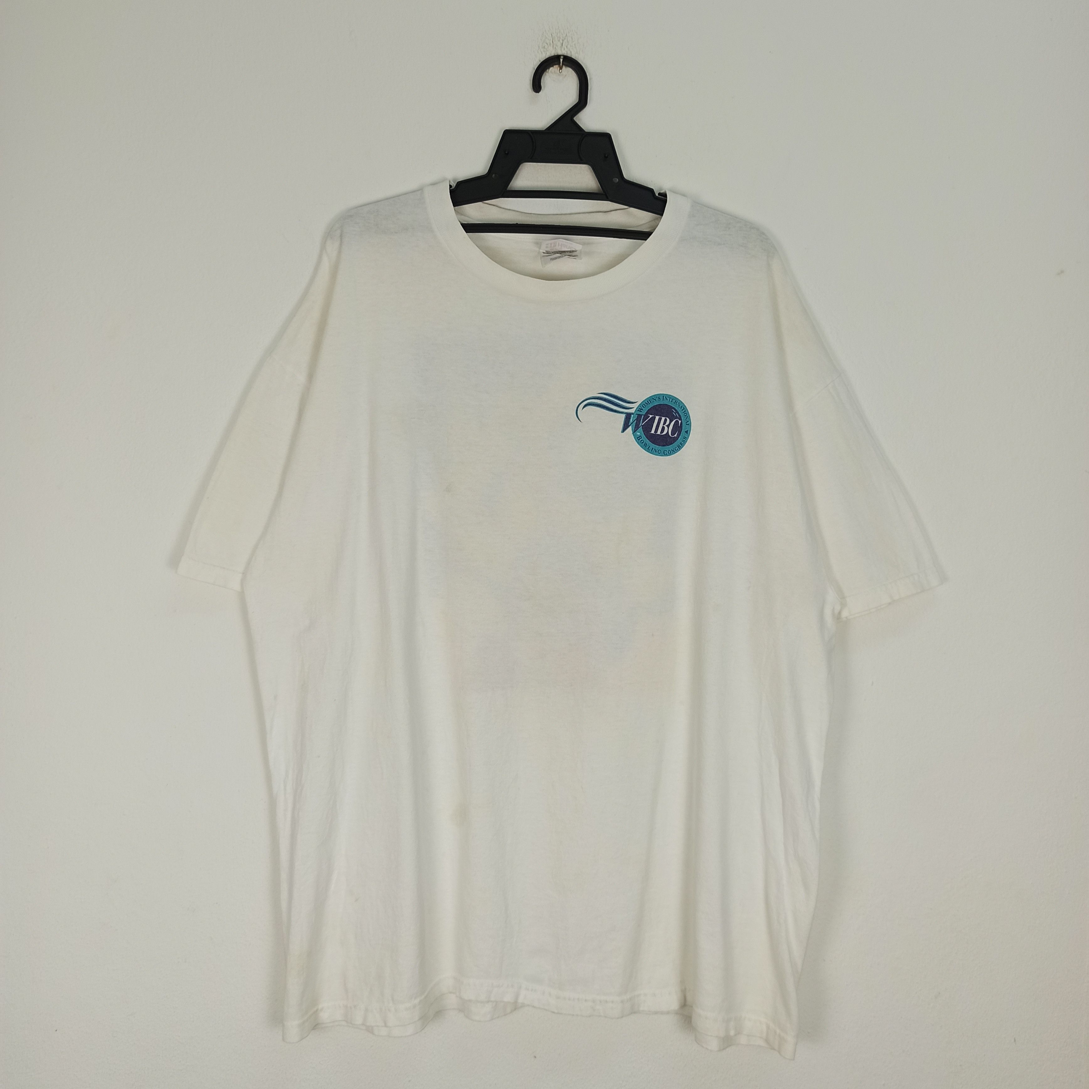 Hanes Vintage Strike Ten Bowling "WIBC" Tshirt Size US XL / EU 56 / 4 - 6 Thumbnail