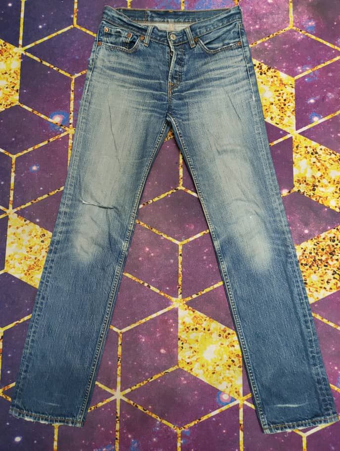 Levi's Vintage Clothing ❎ 90's Vintage Levi's 501 Distressed Denim Size US 28 / EU 44 - 2 Thumbnail