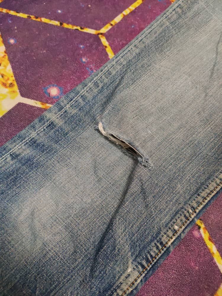 Levi's Vintage Clothing ❎ 90's Vintage Levi's 501 Distressed Denim Size US 28 / EU 44 - 3 Thumbnail